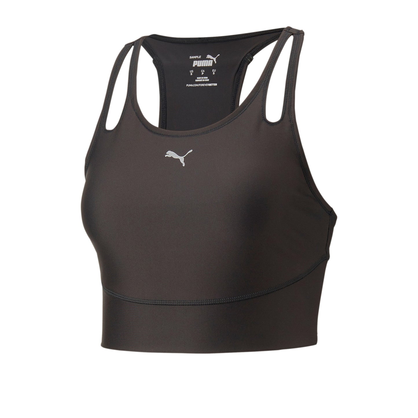 Puma Run Ultraform Crop Sport-BH Damen - schwarz,
