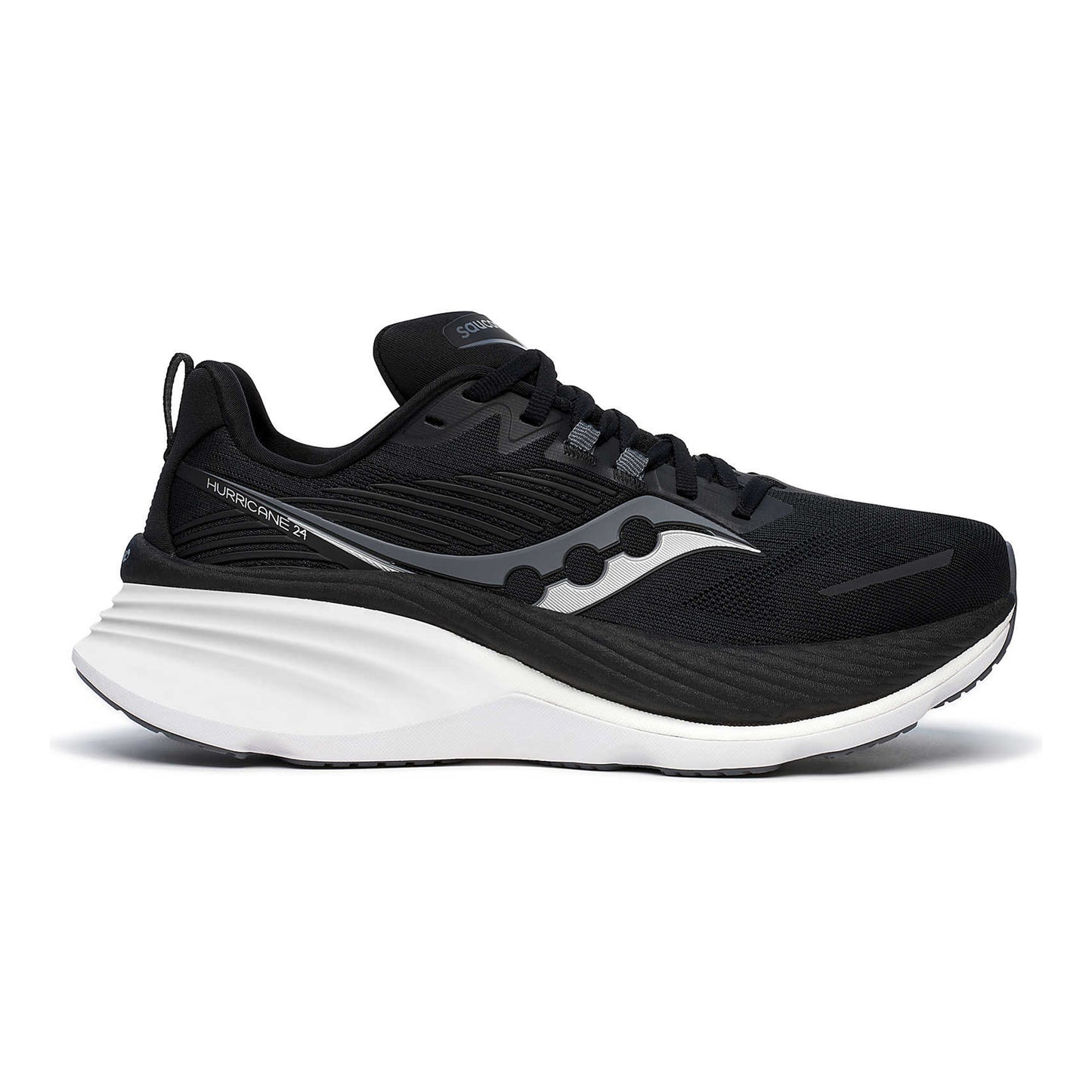 Saucony Hurricane 24 Stabilitätsschuh Damen-Schwarz,Grau