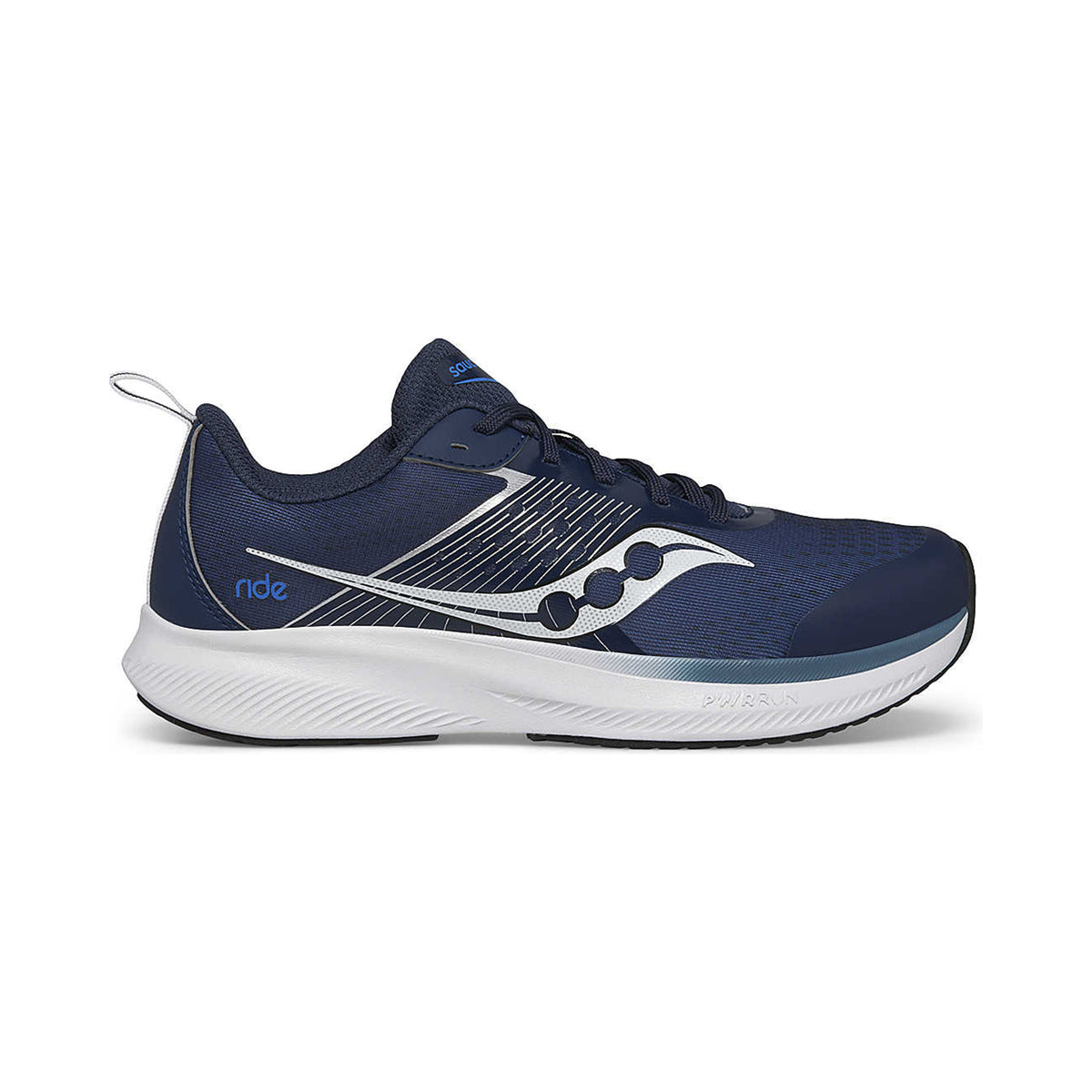 Saucony Ride KDZ Neutralschuh Kinder-Dunkelblau,Silber