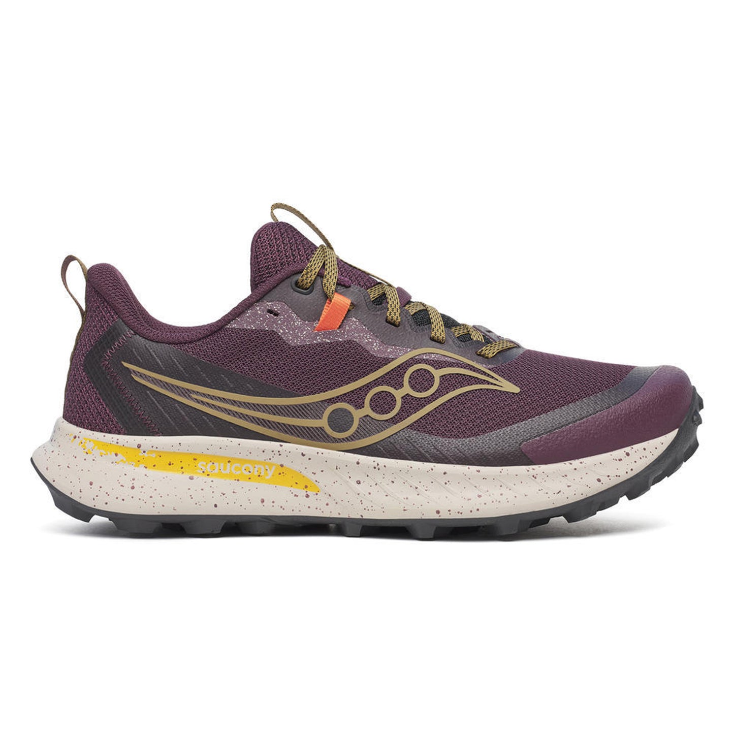 Saucony Peregrine 15 Trailschuh Herren-Lila,Caramel
