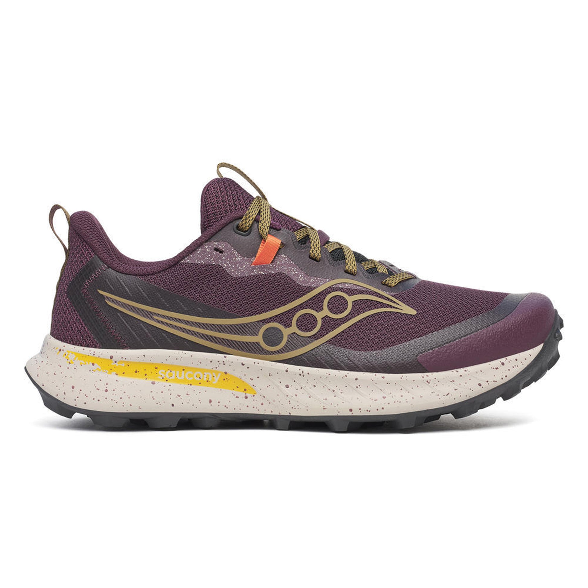 Saucony Peregrine 15 Trailschuh Herren-Lila,Caramel