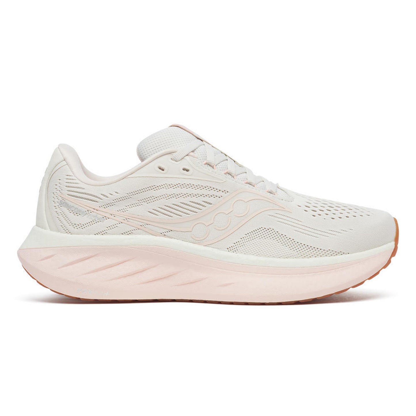 Saucony Ride 18 Neutralschuh Damen - creme, rosa
