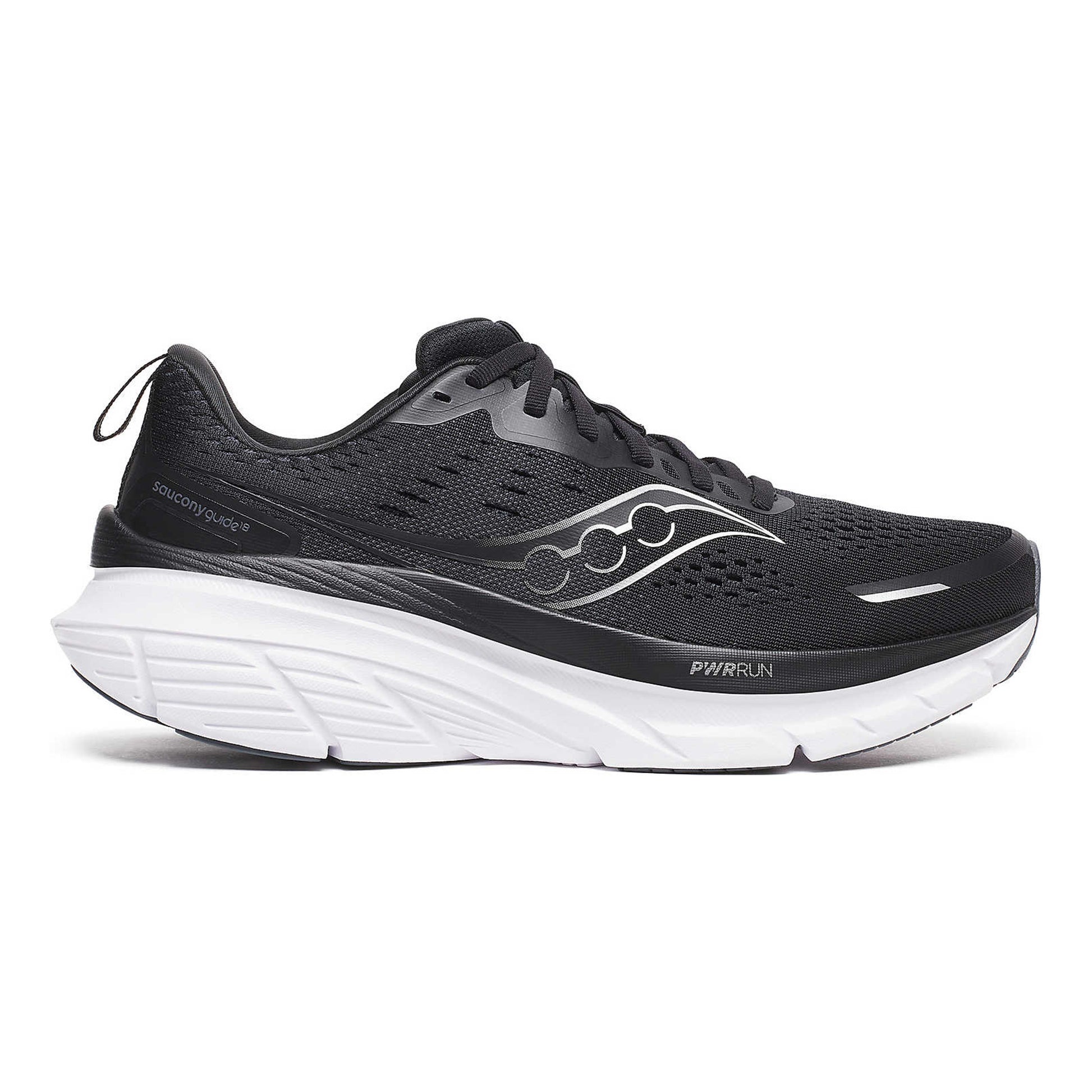 Saucony Guide 18 Wide Stabilitätsschuh Herren-Schwarz,Weiß