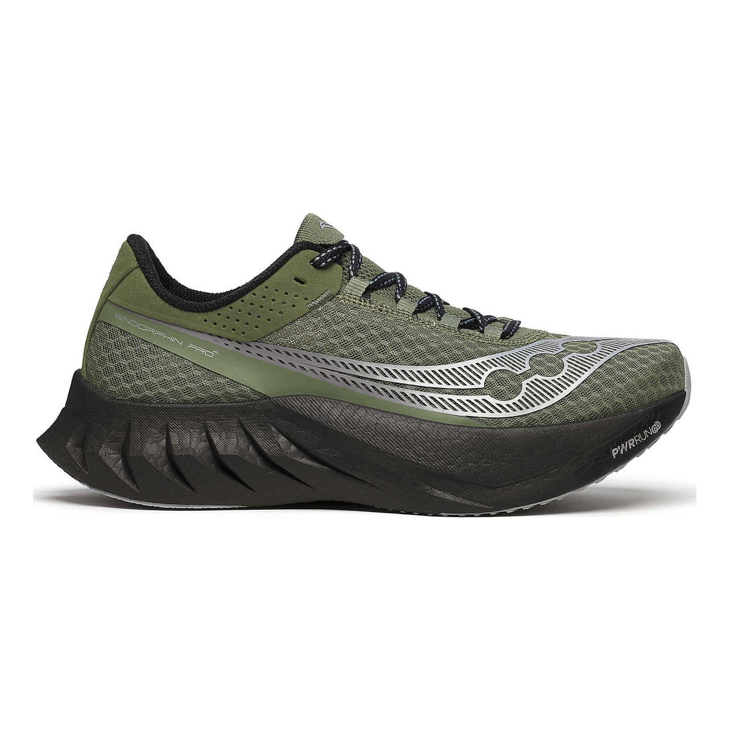 Saucony Endorphin Pro 4 Wettkampfschuh Herren - oliv, schwarz