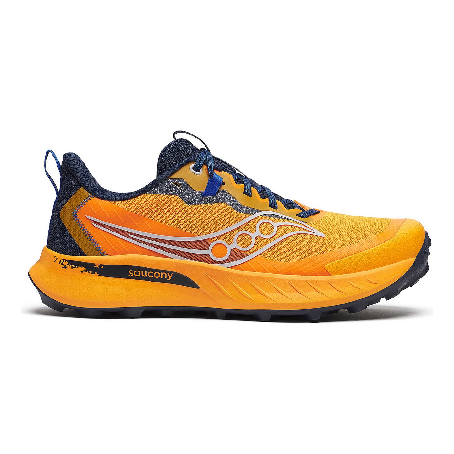 Saucony Peregrine 15 Trailschuh Herren-Orange,Dunkelblau