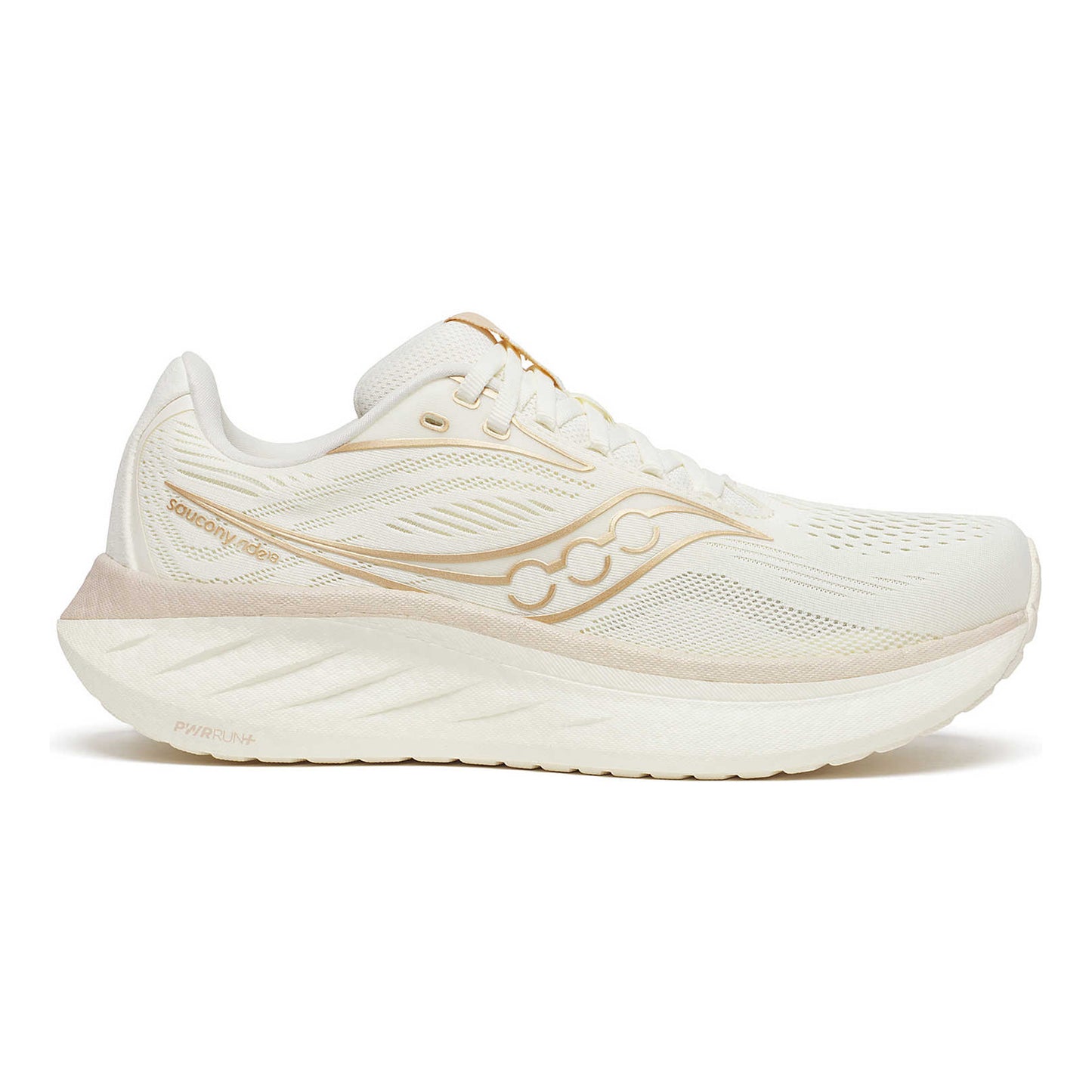 Saucony Ride 18 Neutralschuh Damen - creme,