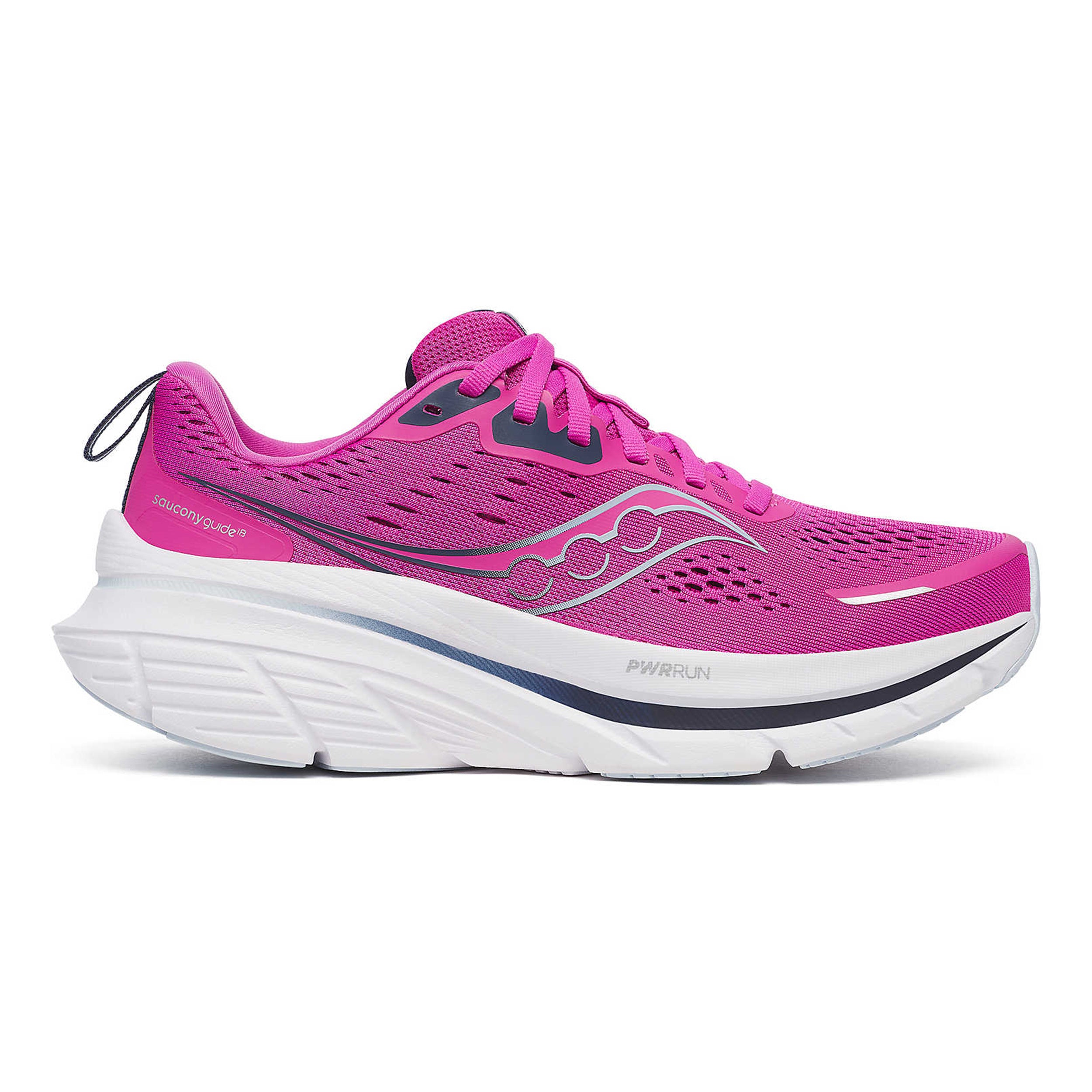 Saucony Guide 18 Stabilitätsschuh Damen-Pink,Dunkelblau