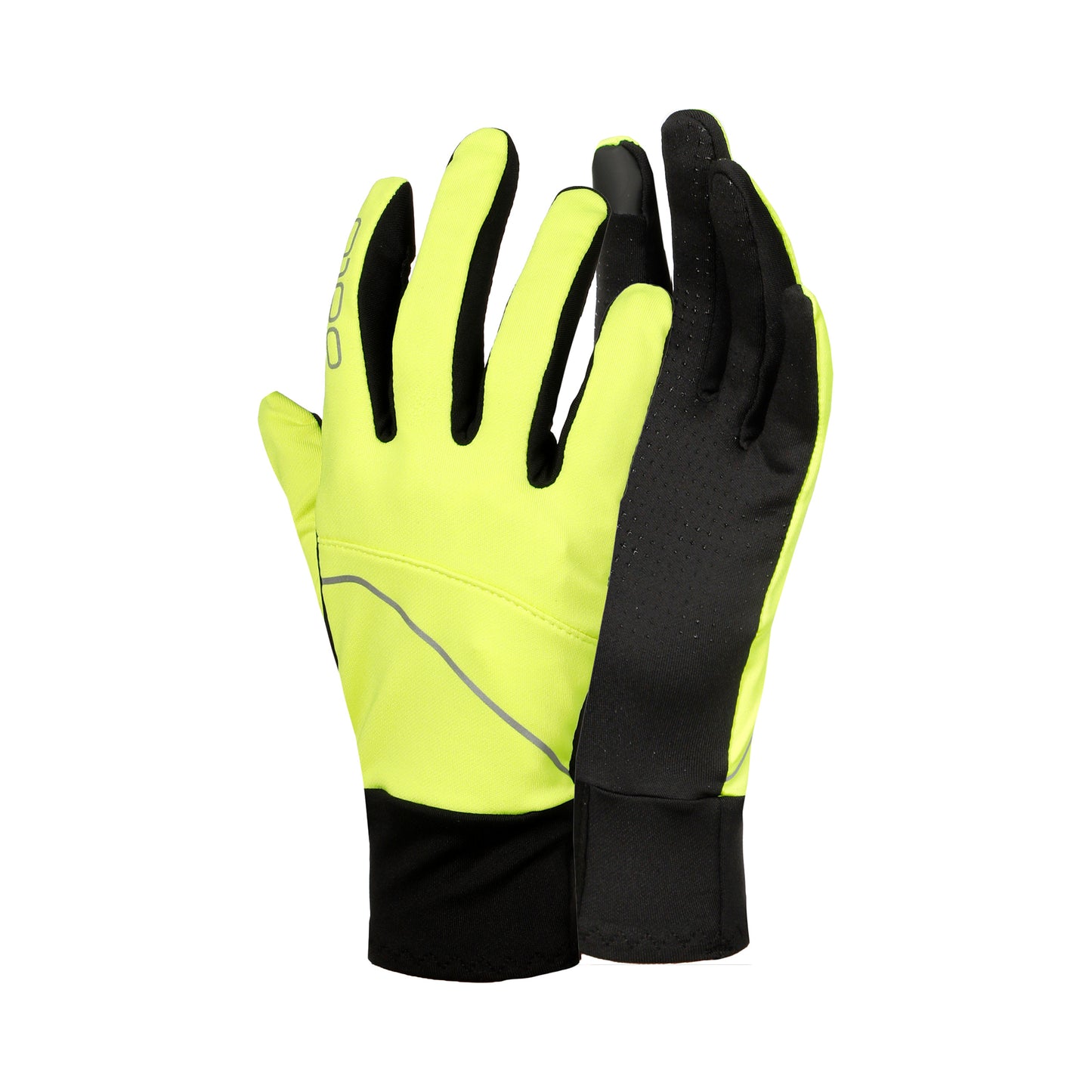 Odlo Intensity Safety Light Handschuhe-Schwarz,Gelb