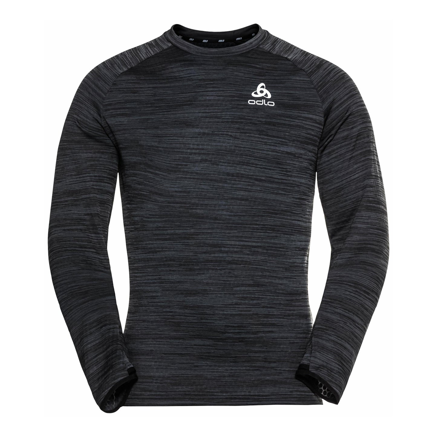 Odlo Easy Warm Mid Layer Longsleeve Herren-Schwarz