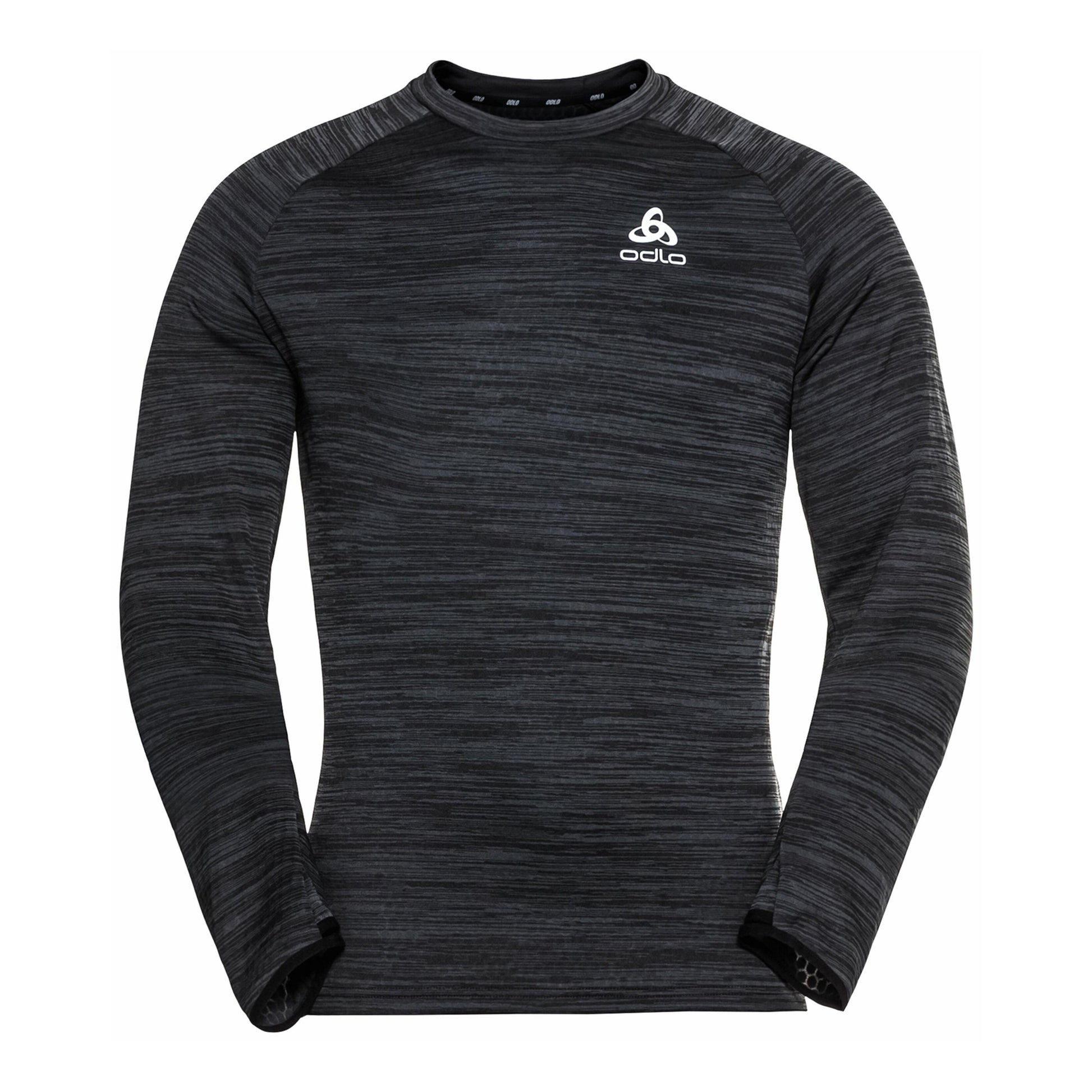 Odlo Easy Warm Mid Layer Longsleeve Herren-Schwarz