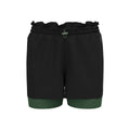 2in1 Active 365 5in Laufshorts Damen-Schwarz,Dunkelgrün