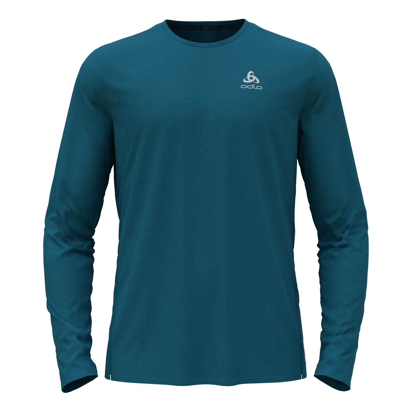 Odlo Zeroweight Chill-Tec Crew Neck Longsleeve Herren - blau,