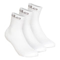 Quarter Active Sportsocken 3er Pack Unisex - weiß,