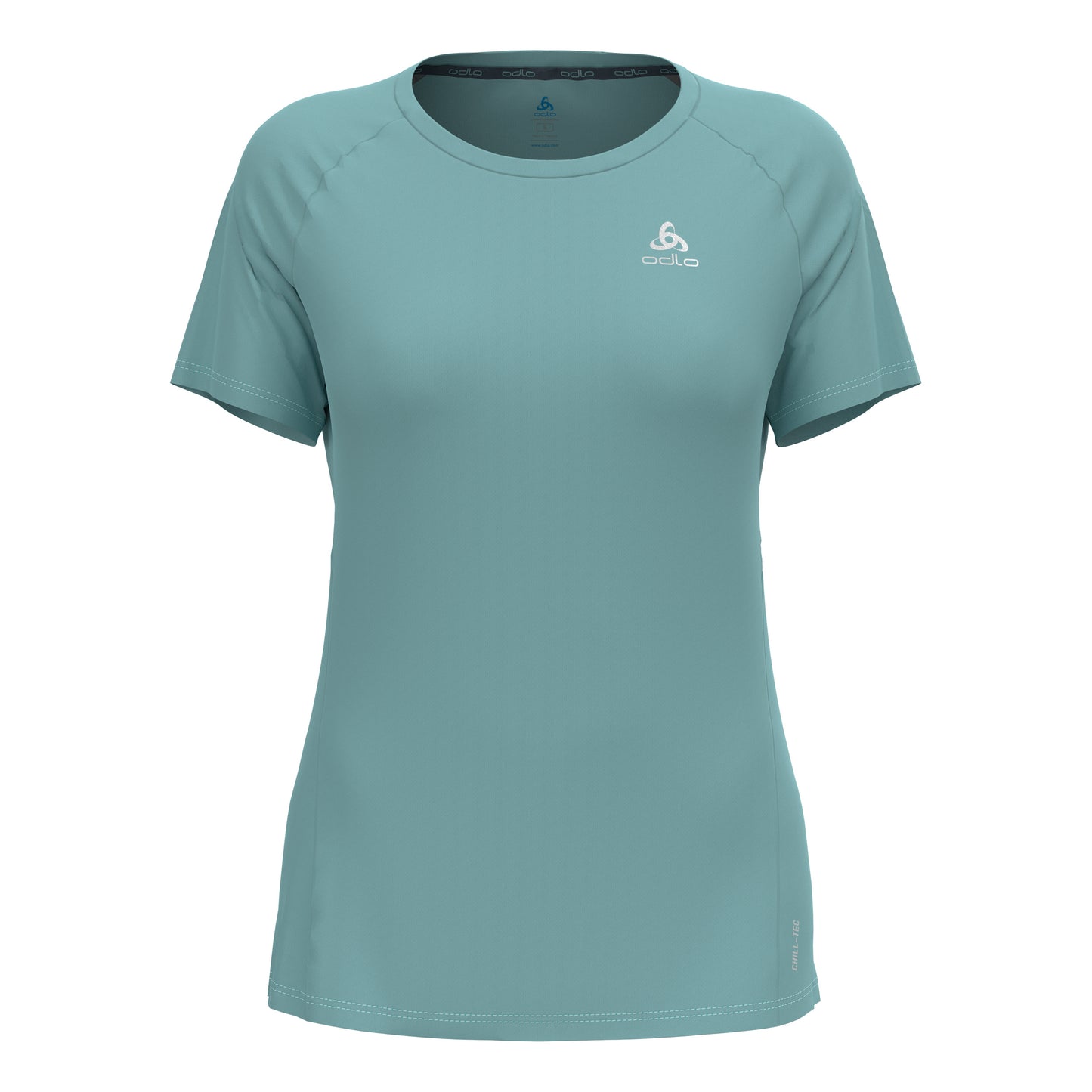 Odlo Essential Chill-Tec Crew Neck Laufshirt Damen - türkis,