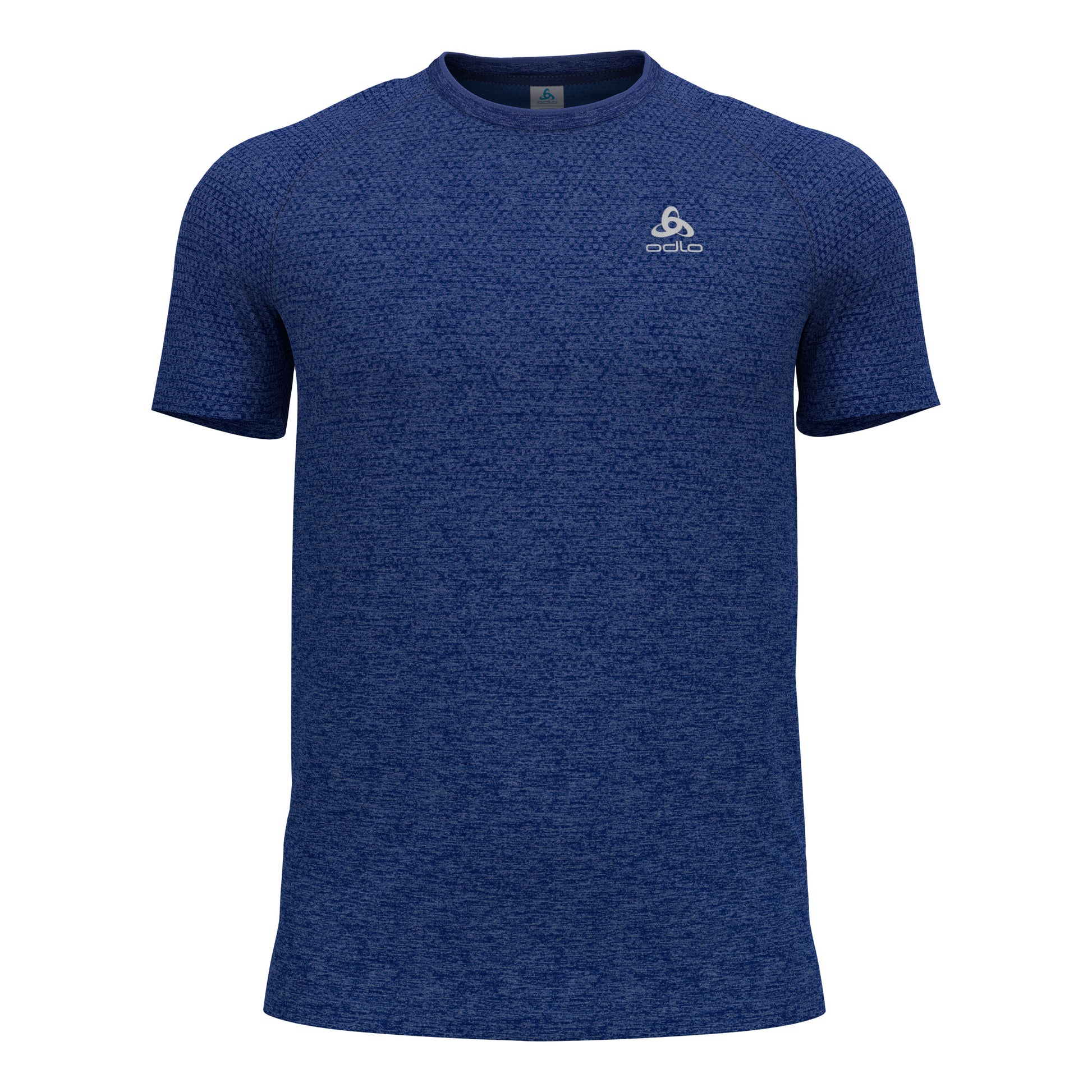 Odlo Essential Seamless Laufshirt Herren - dunkelblau,