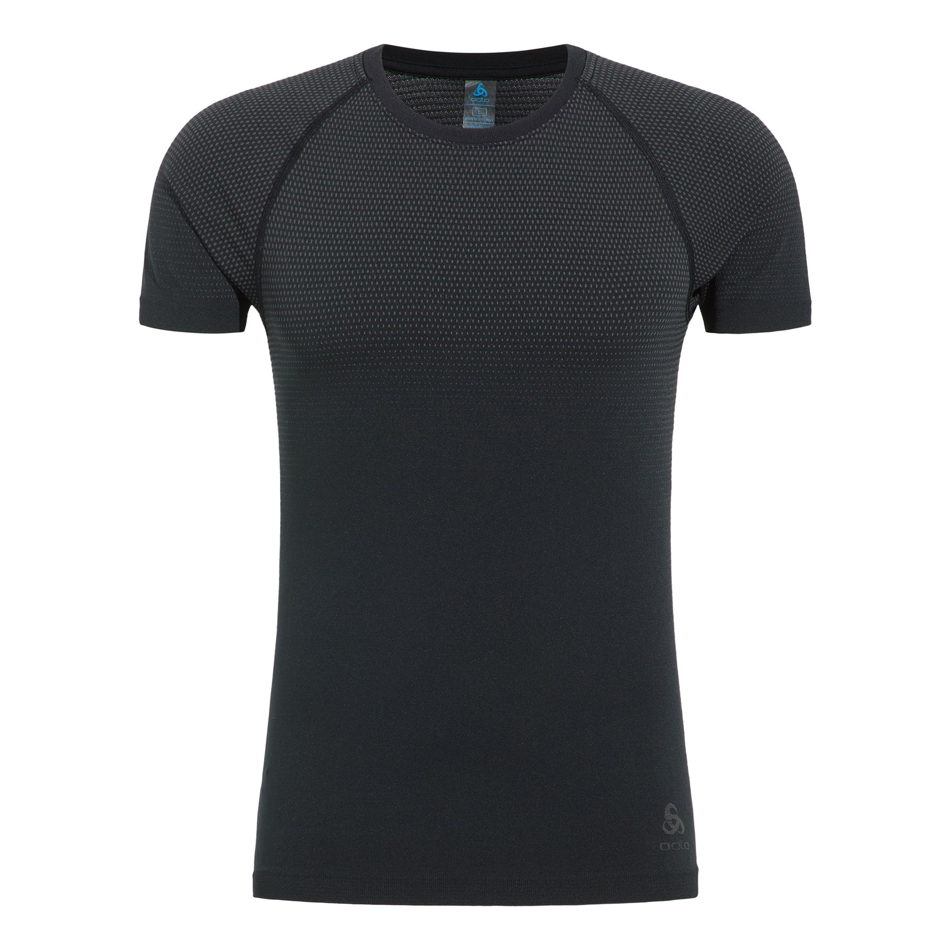 Odlo Performance Light Crew Neck Laufshirt Herren-Schwarz