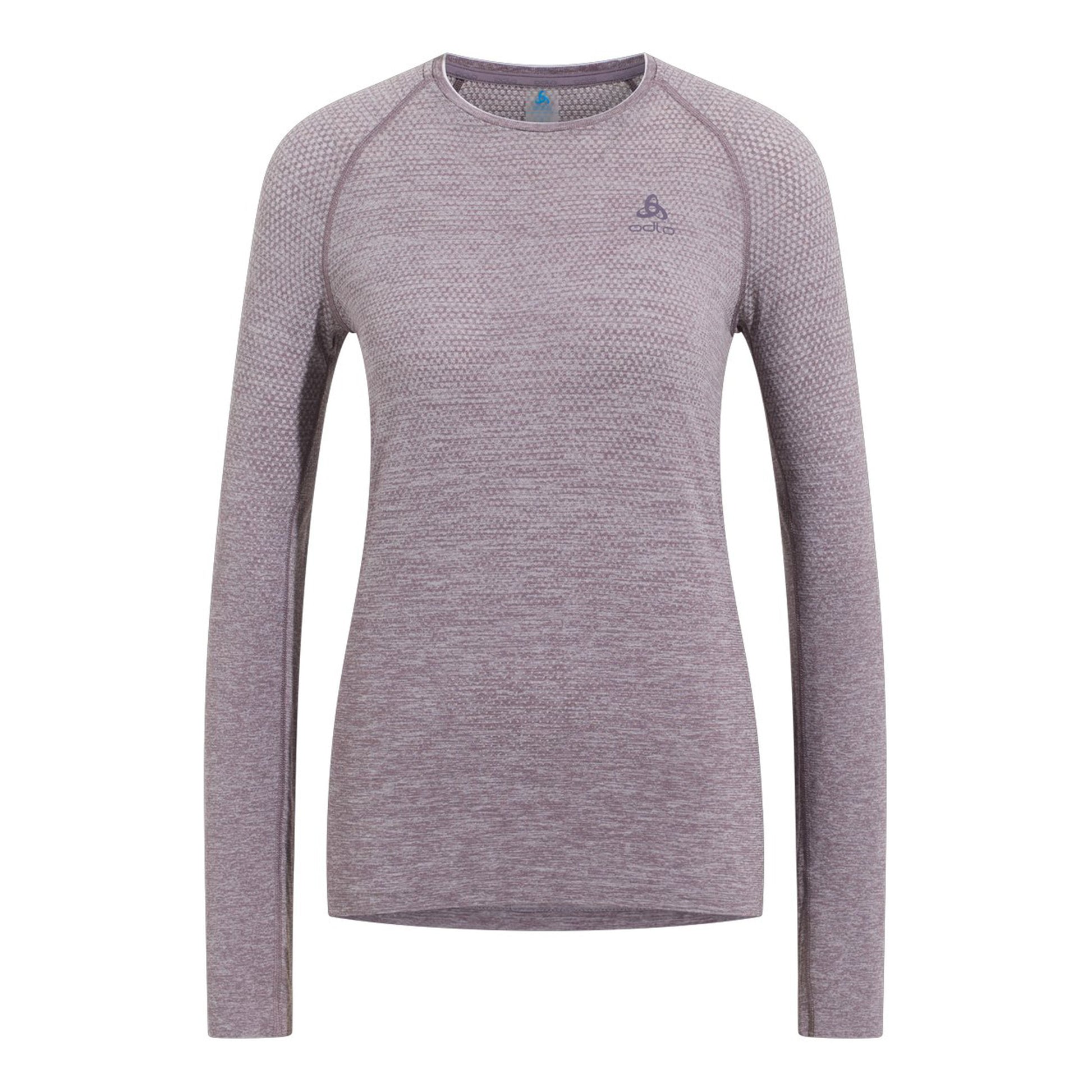 Odlo Essential Seamless Crew Neck Longsleeve Damen - grau,