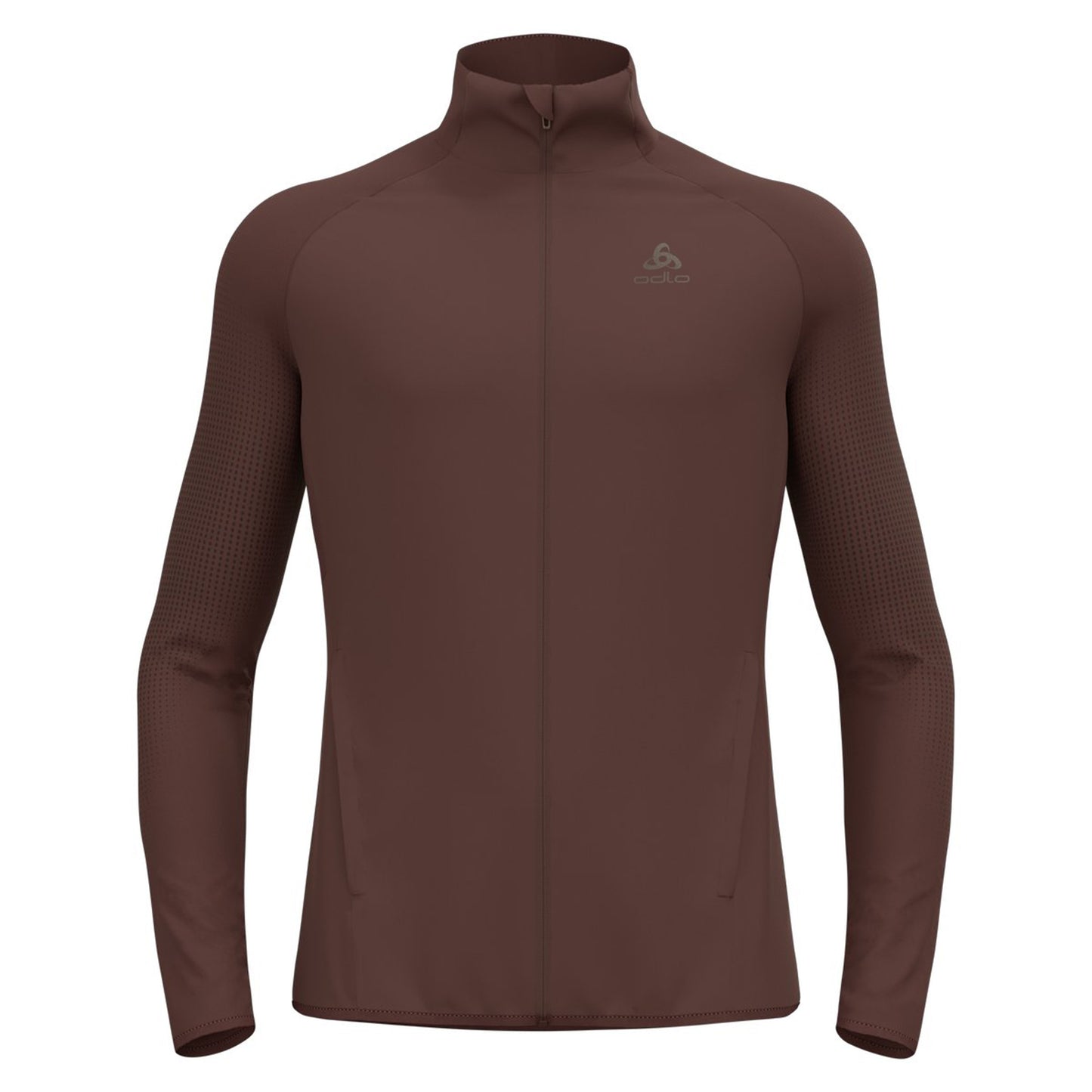 Odlo Zeroweight Warm Hybrid Laufjacke Herren-Braun