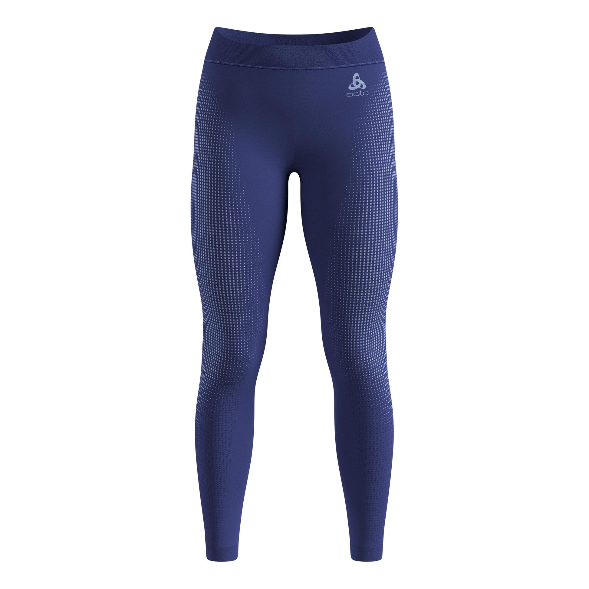 Odlo Performance Warm Eco Big Logo Bottom Long Tight Damen-blau