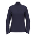 Essential 1/2 Zip Laufshirt Damen-dunkelblau
