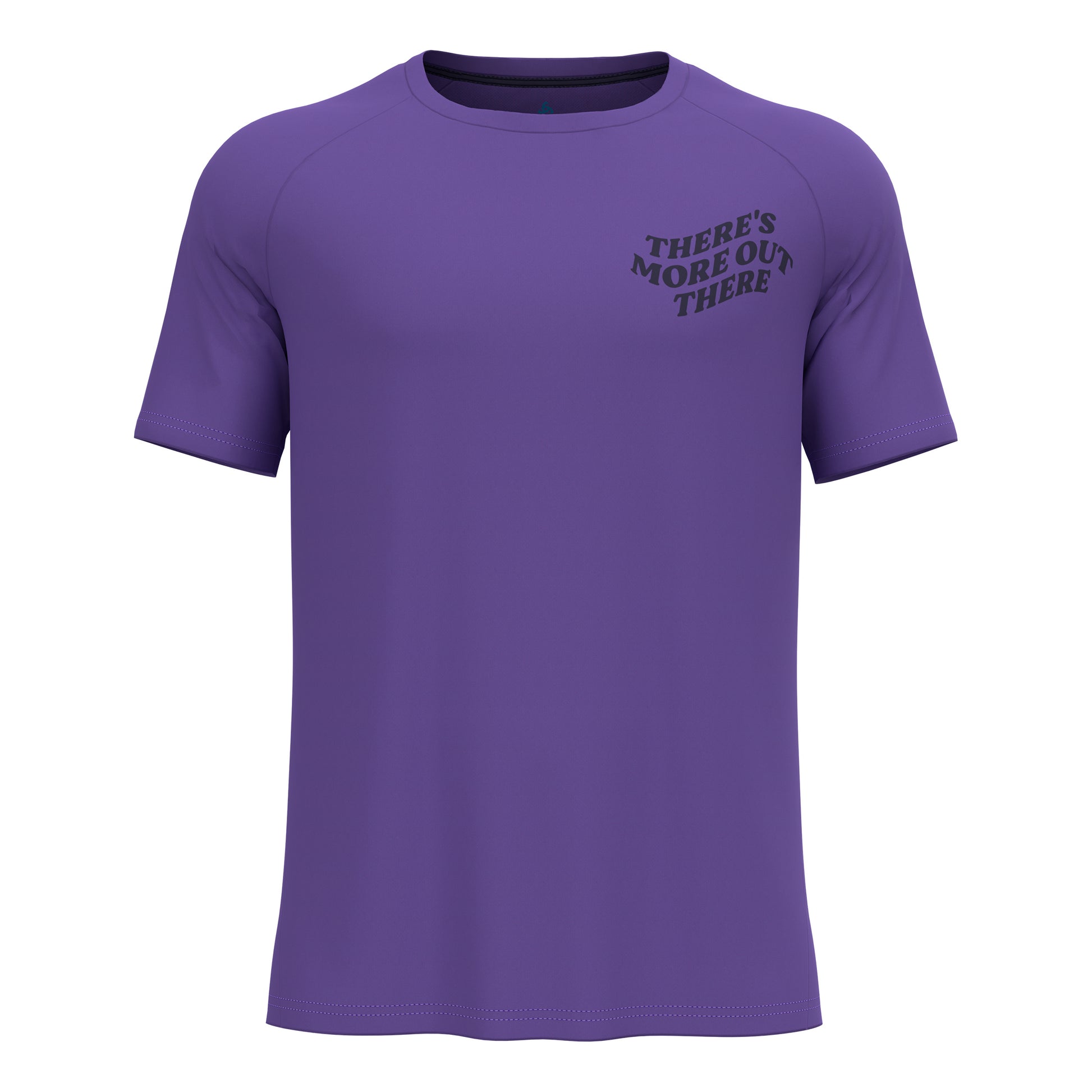 Odlo Essential Print Laufshirt Herren-Lila