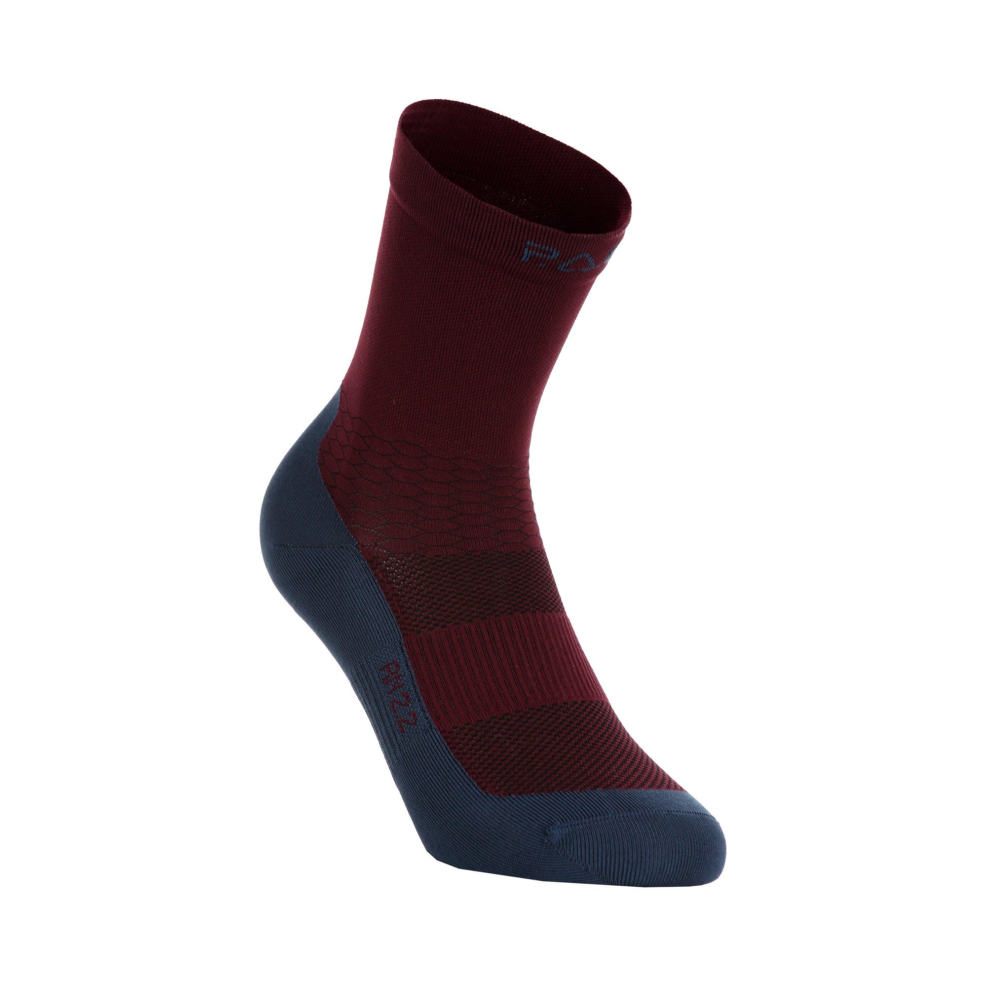 P.A.C. RN 2.2 Reflective Ultralight Long Laufsocken Damen-Dunkelrot