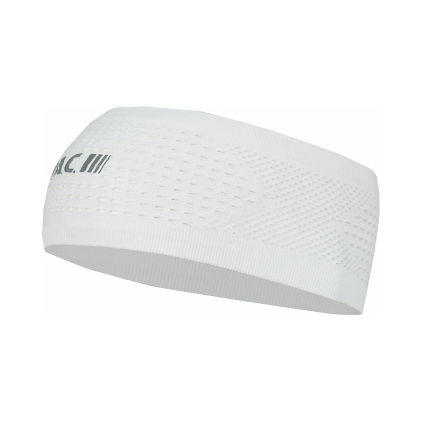 P.A.C. Recycled Seamless Mesh Stirnband-Weiß