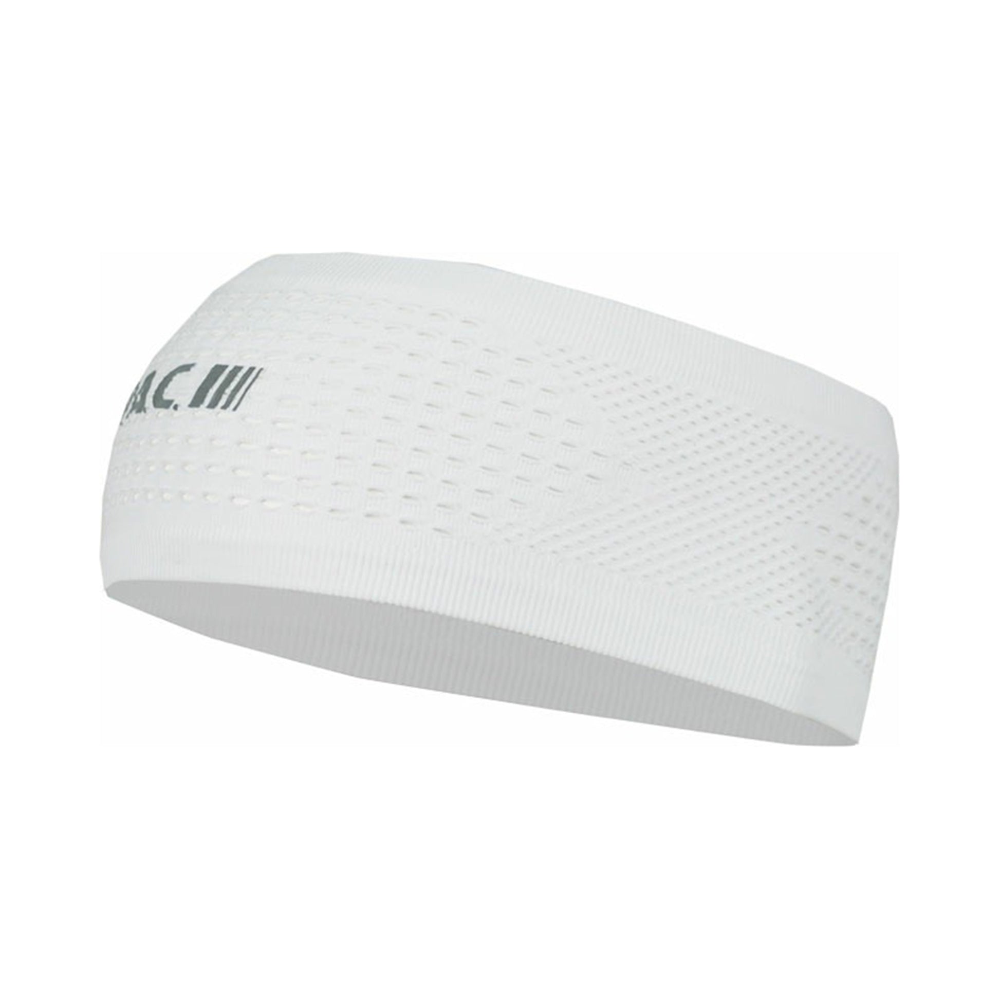 P.A.C. Recycled Seamless Mesh Stirnband-Weiß
