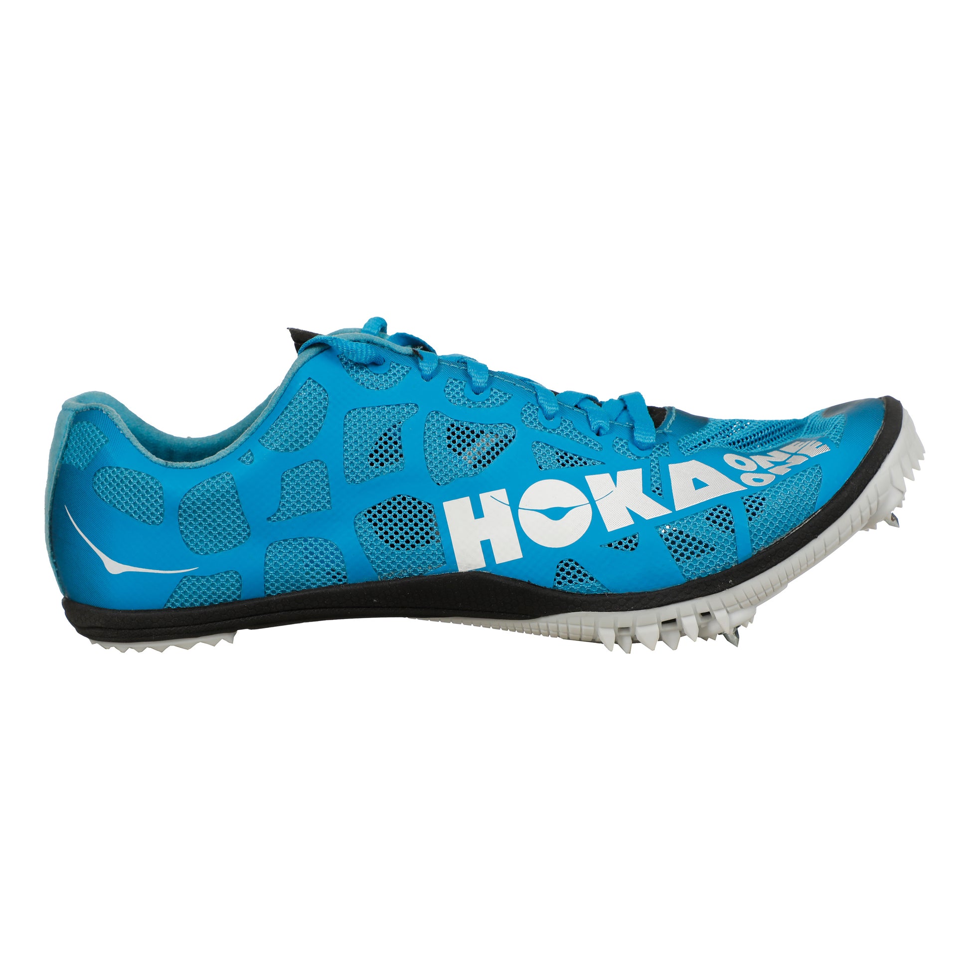 Hoka One One Rocket Middle-Distance Spikeschuh Herren - blau, weiß