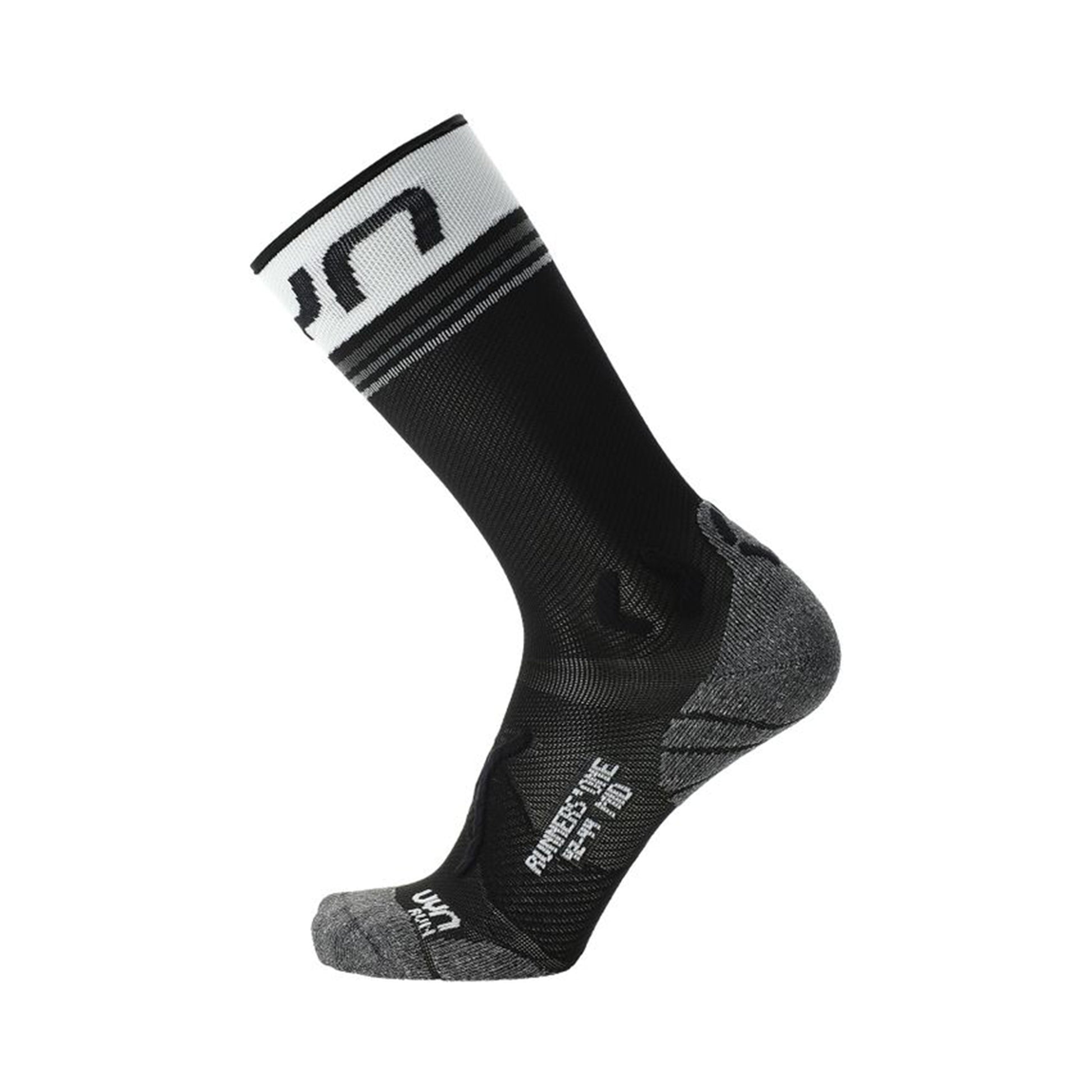 UYN Runner's One Laufsocken Herren-Schwarz,Weiß