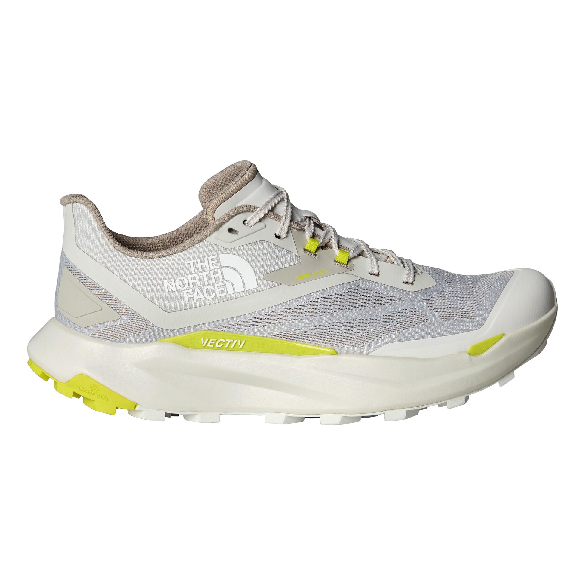 The North Face Vectiv Infinite 3 Trailschuh Herren - hellgrau, gelb