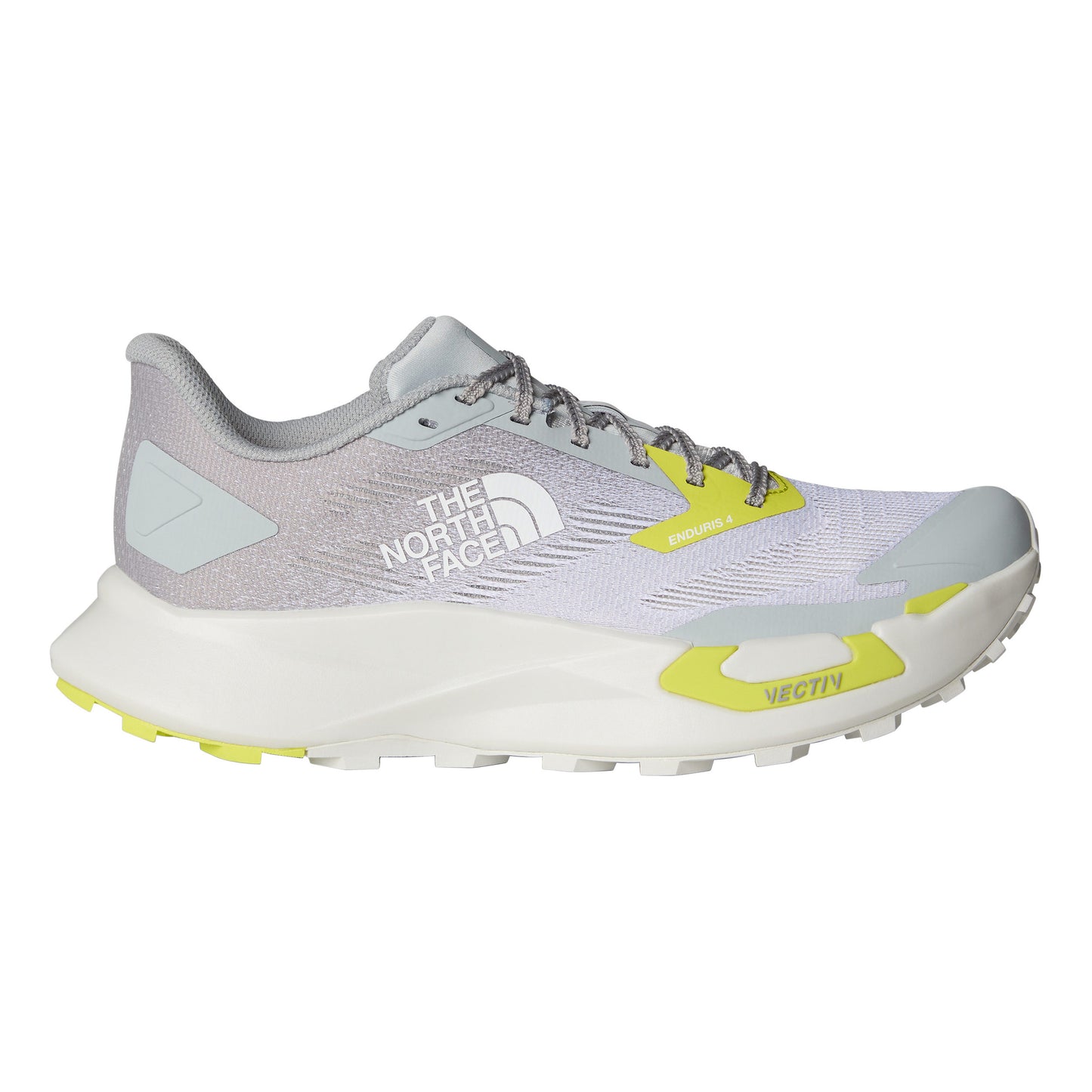 The North Face Vectiv Enduris 4 Trailschuh Herren - hellgrau, gelb