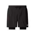 Sunriser 2in1 6in Laufshorts Herren-Schwarz
