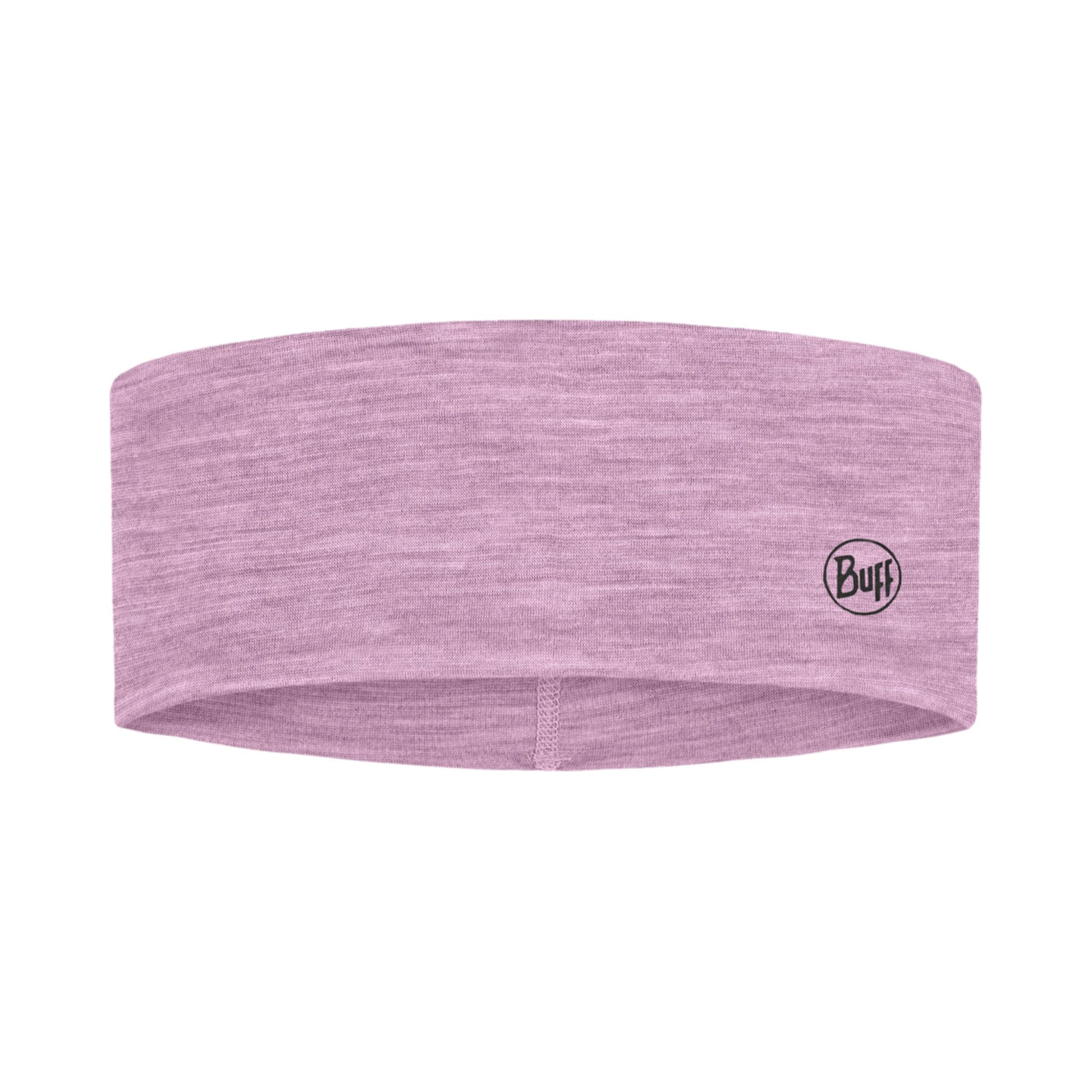Buff Merino Lightweight Stirnband-Lila