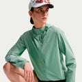 Swift Laufjacke Damen - hellgrün, silber