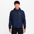 Miler Laufjacke Herren - dunkelblau, silber