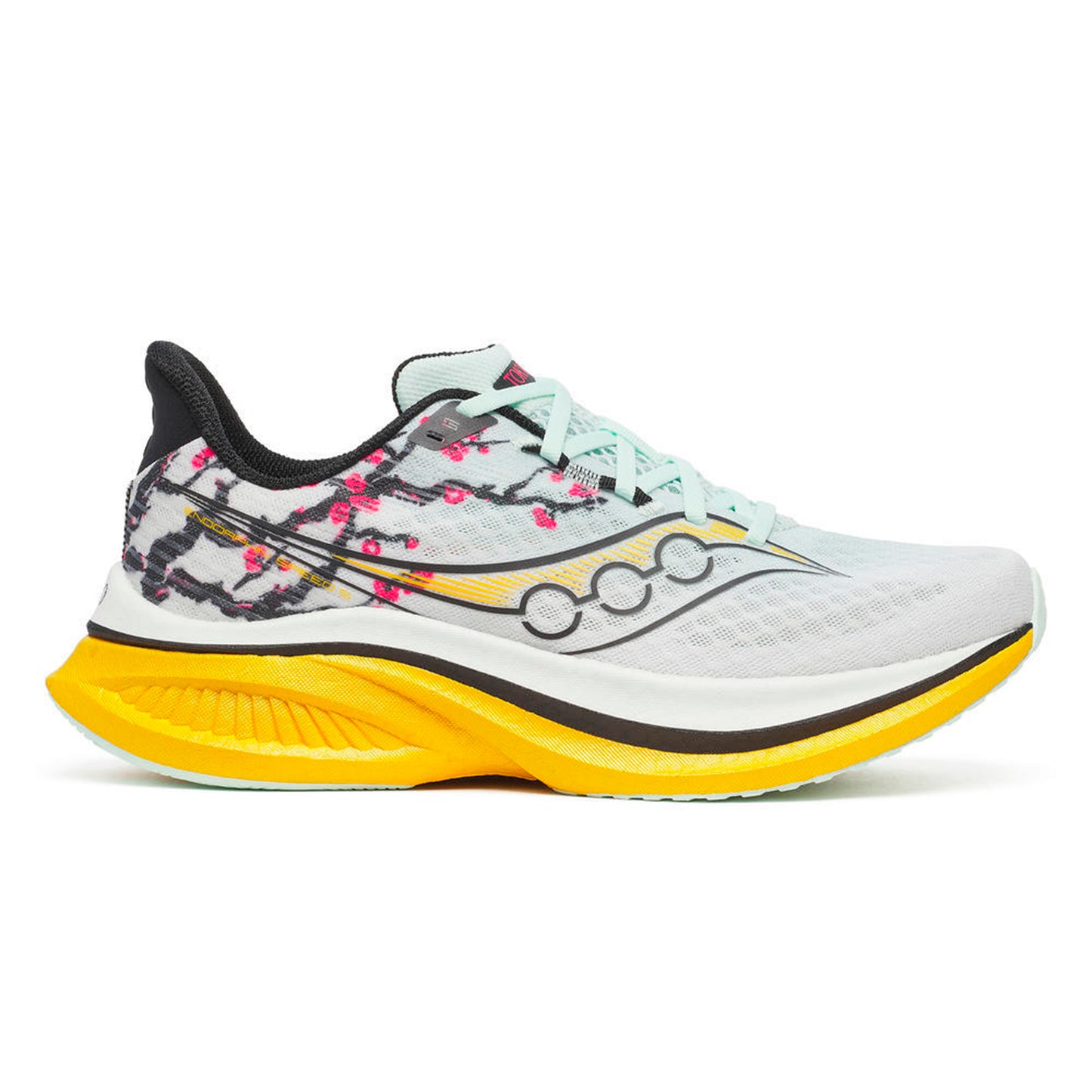 Saucony Endorphin Speed 5 Wettkampfschuh Herren-weiß, gelb