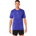 Road Seamless Laufshirt Herren-blau, lila