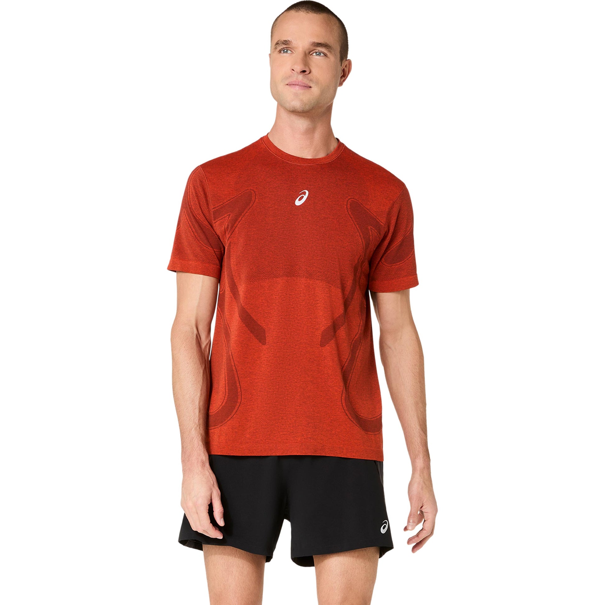 ASICS Road Seamless  Laufshirt Herren - dunkelrot