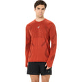 Road Seamless  Laufshirt Herren - dunkelrot