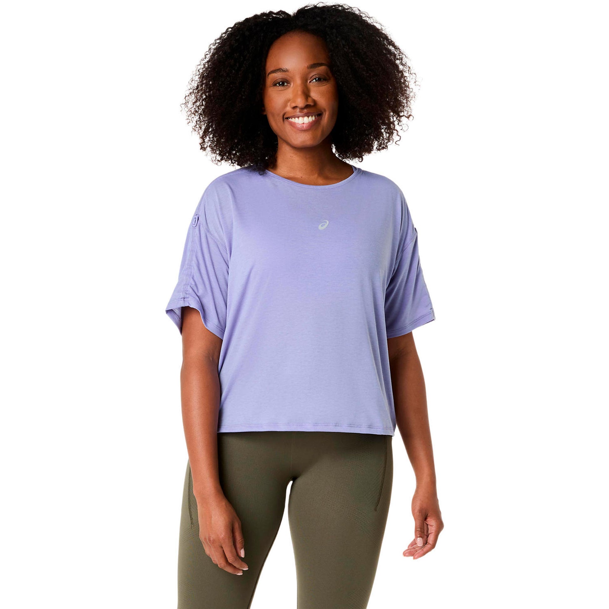ASICS Nagino Run Laufshirt Damen-flieder