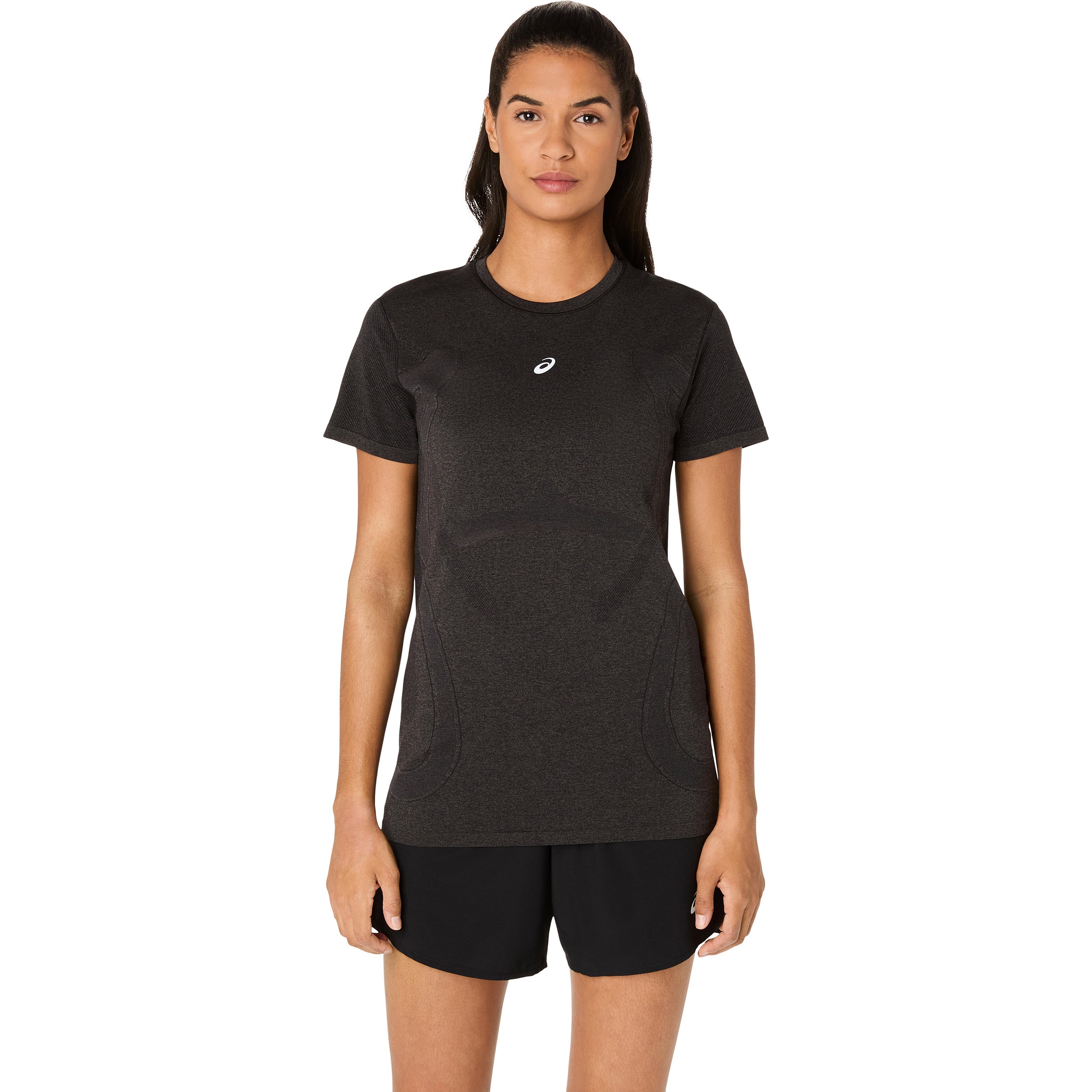 ASICS Road Seamless  Laufshirt Damen - schwarz, dunkelgrau