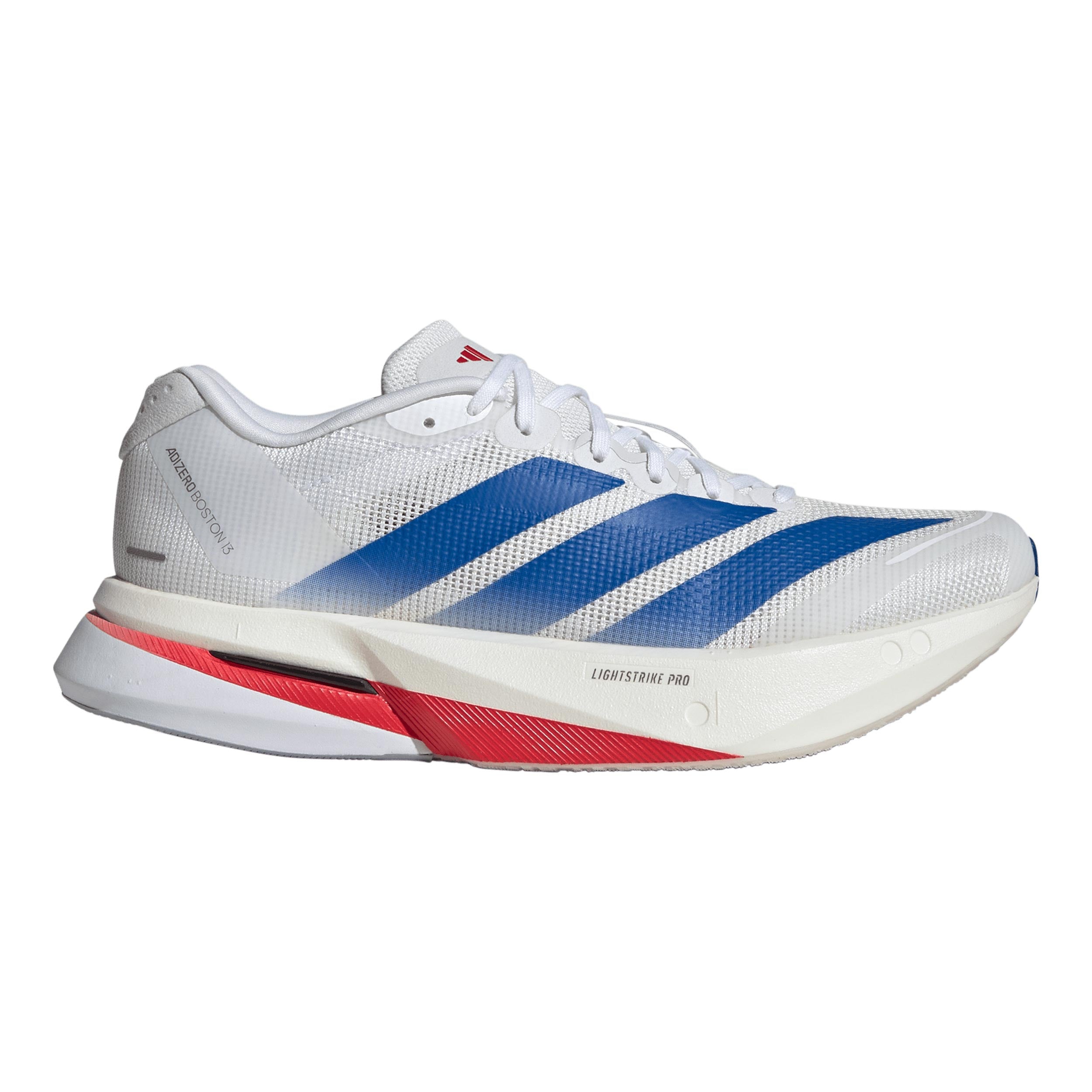 adidas adizero Boston 13 Wettkampfschuh Damen - weiß, blau