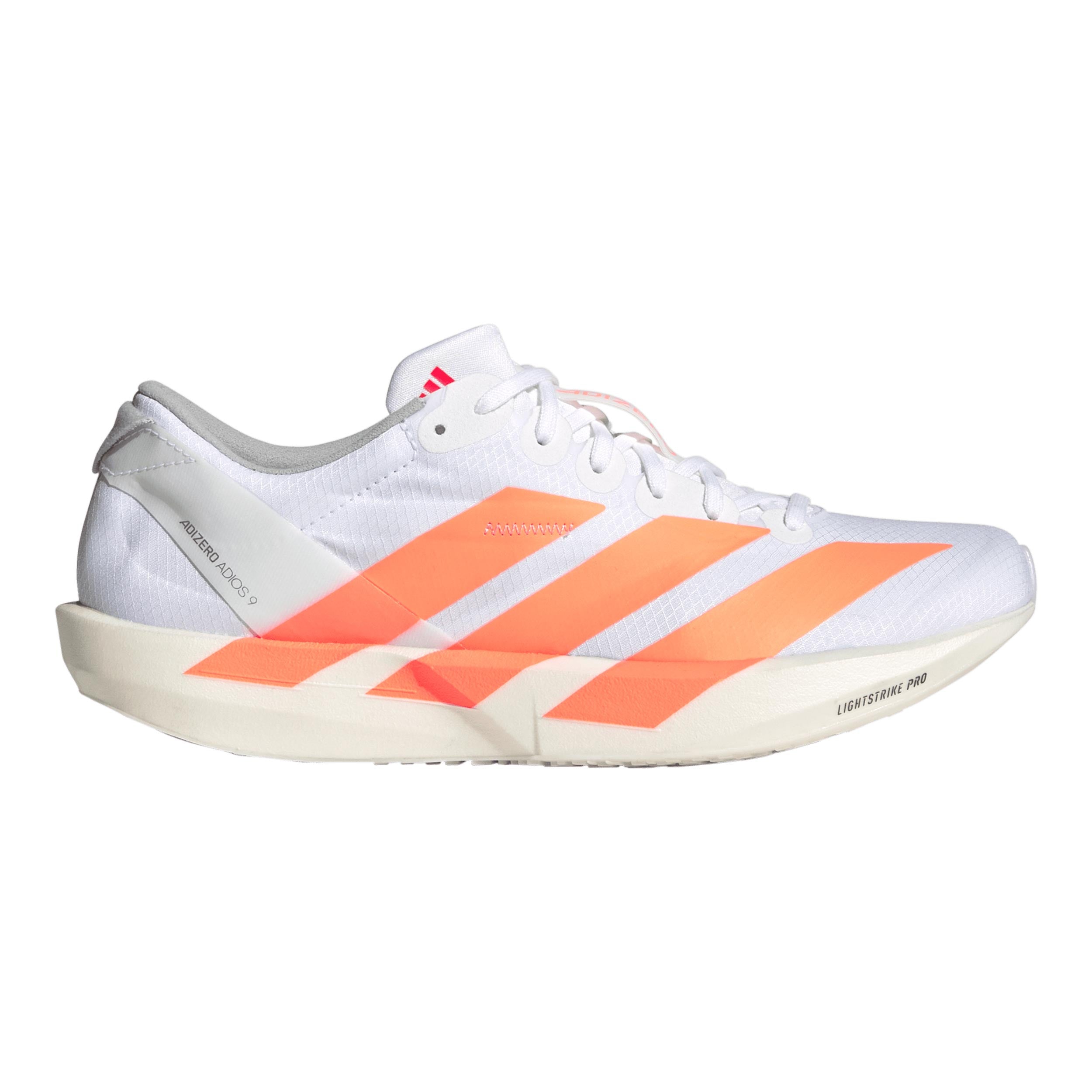 adidas adizero Adios 9 Wettkampfschuh Damen - weiß, orange