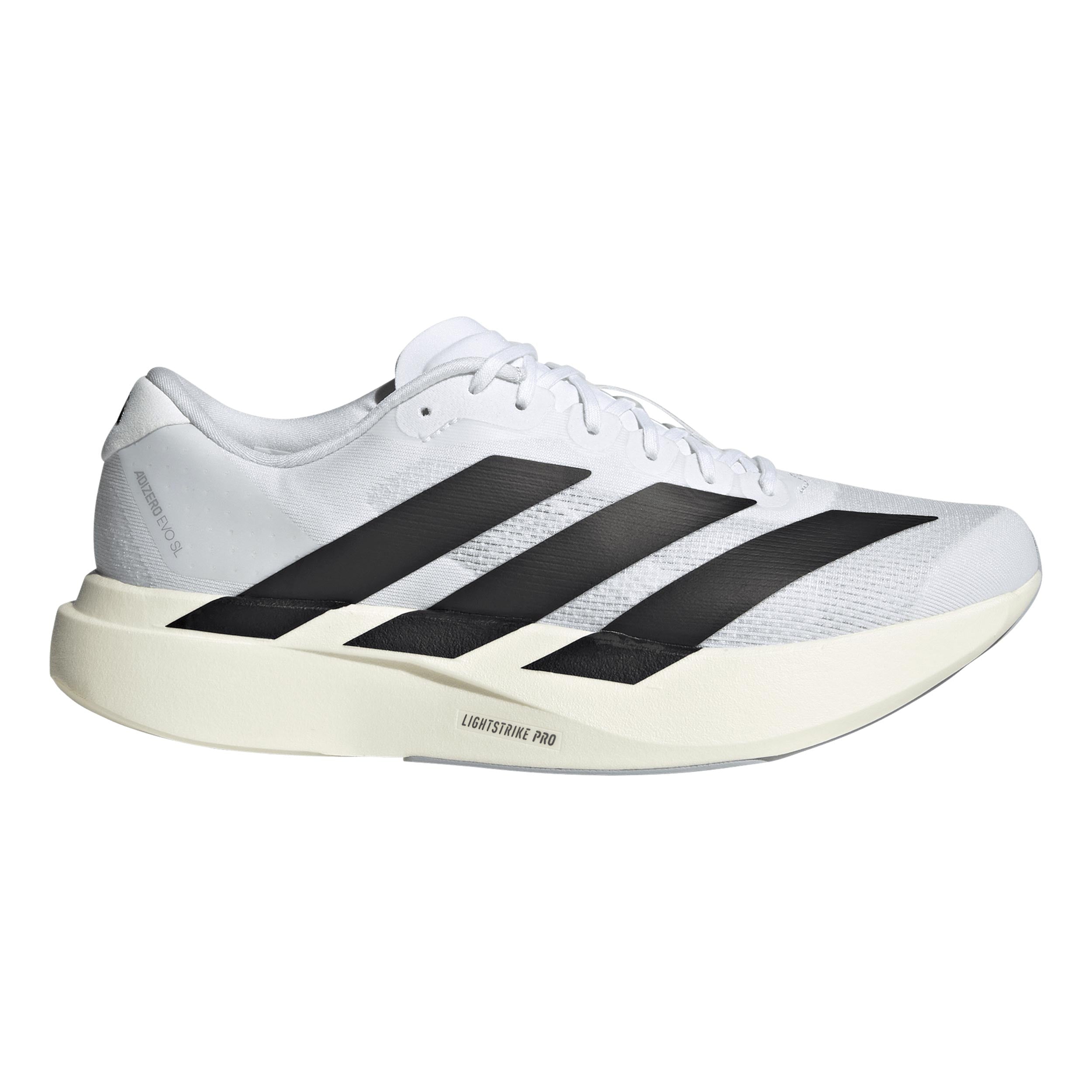 adidas adizero Evo SL Wettkampfschuh Herren - weiß, schwarz