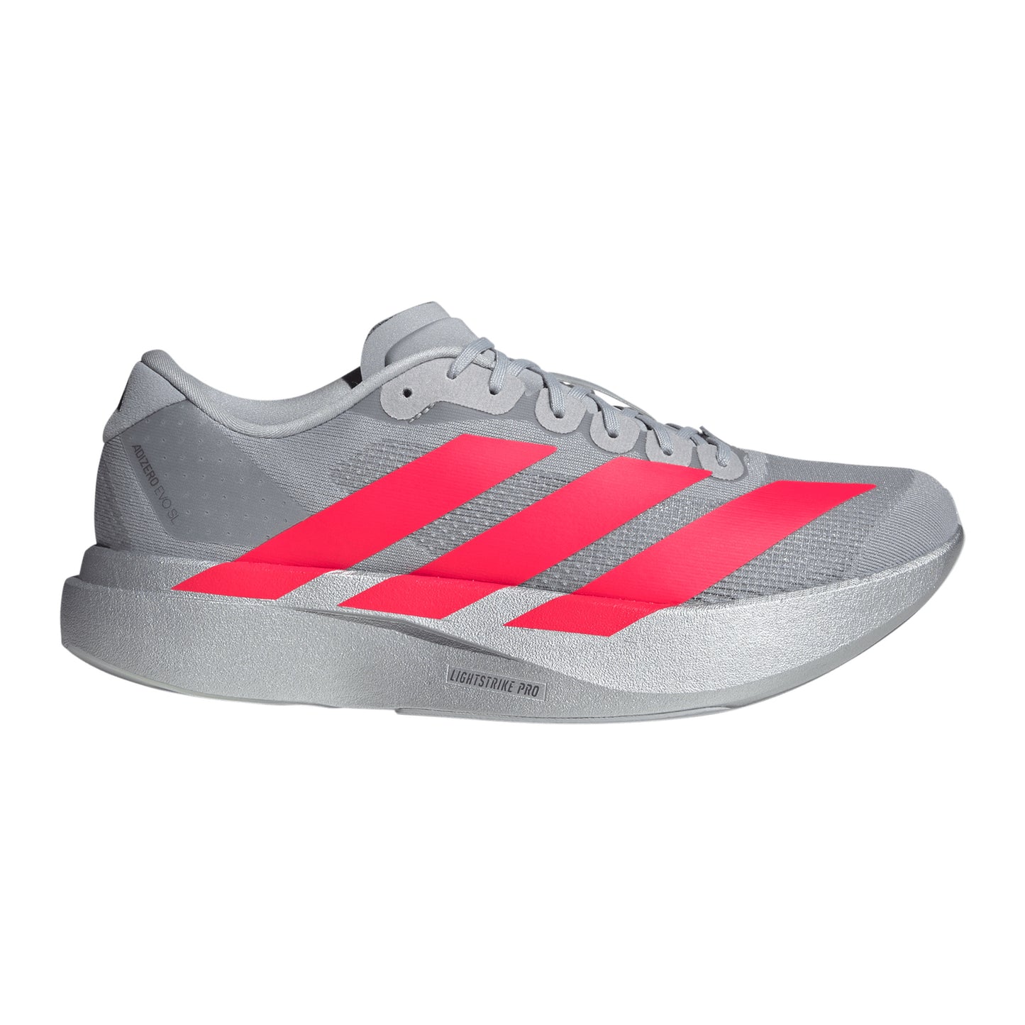 adidas adizero Evo SL Wettkampfschuh Herren - grau, rot