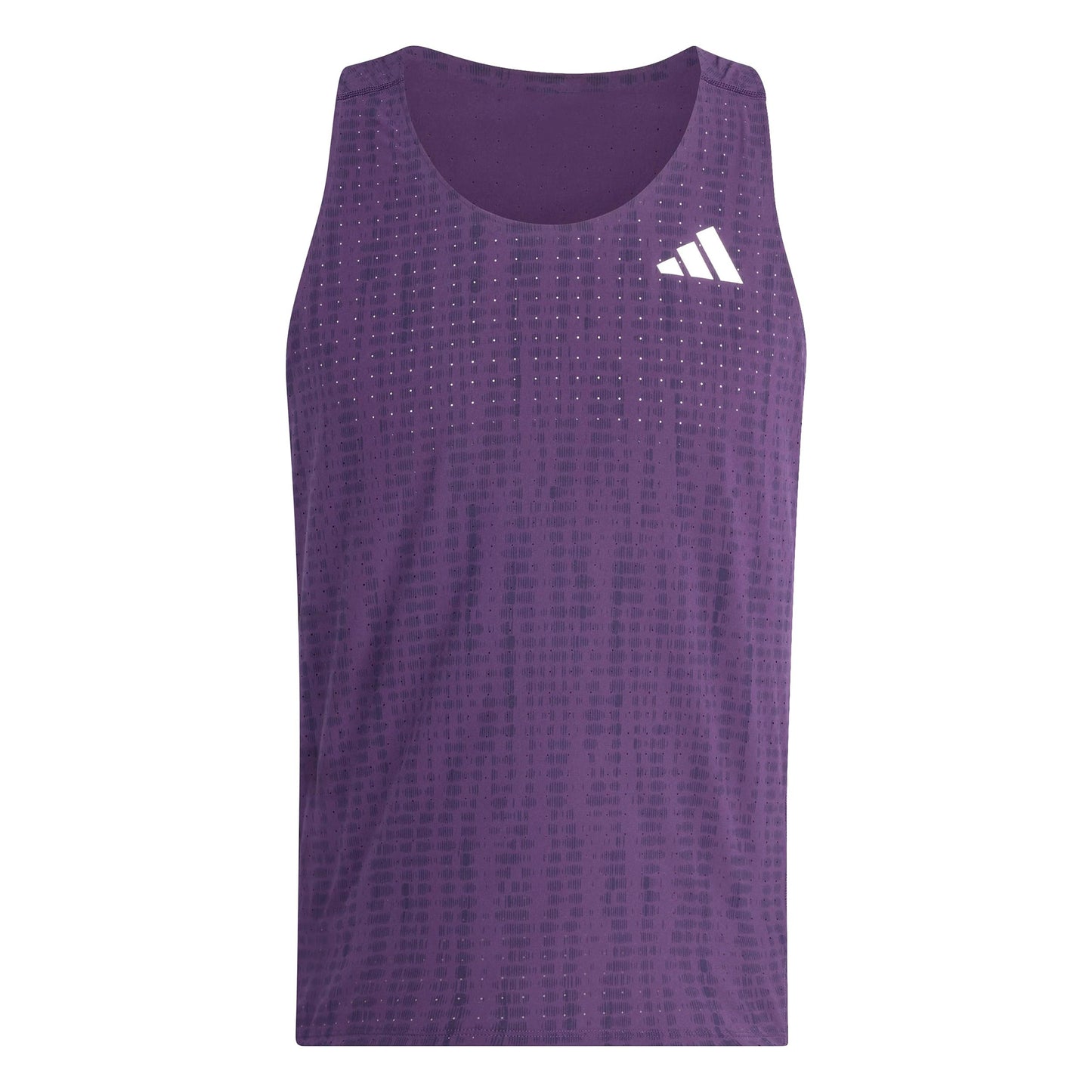 adidas adizero Laufshirt Herren-lila, blau
