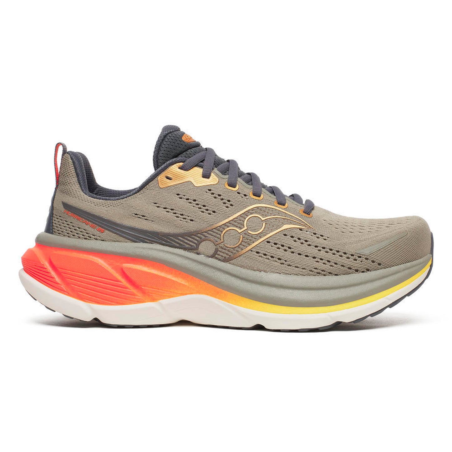 Saucony Hurricane 25 Stabilitätsschuh Herren-khaki, orange