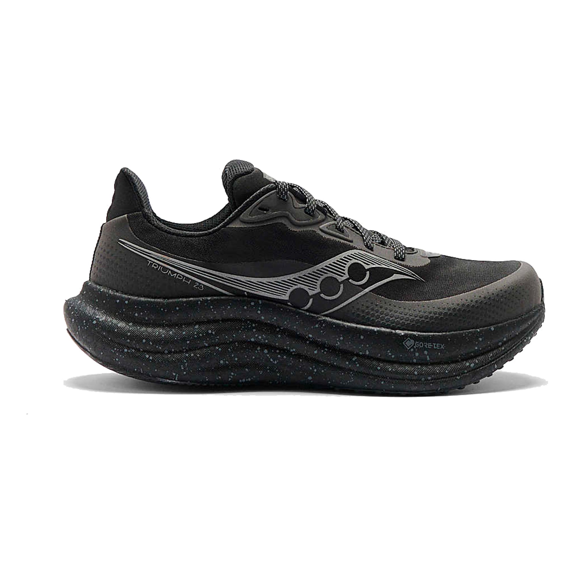 Saucony Triumph 23 GTX Neutralschuh Damen-schwarz, schwarz