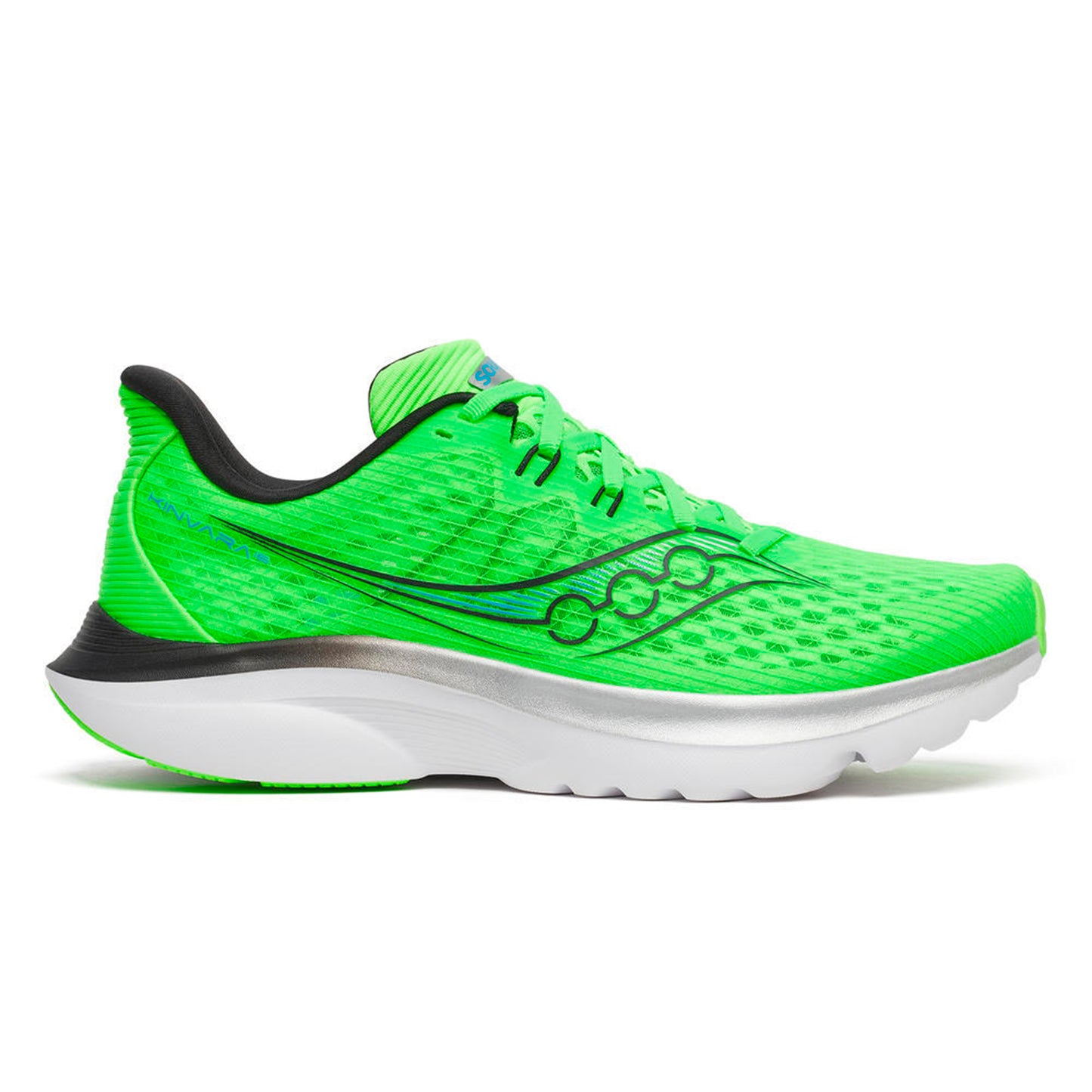 Saucony Kinvara 16 Neutralschuh Herren-neongrün, schwarz